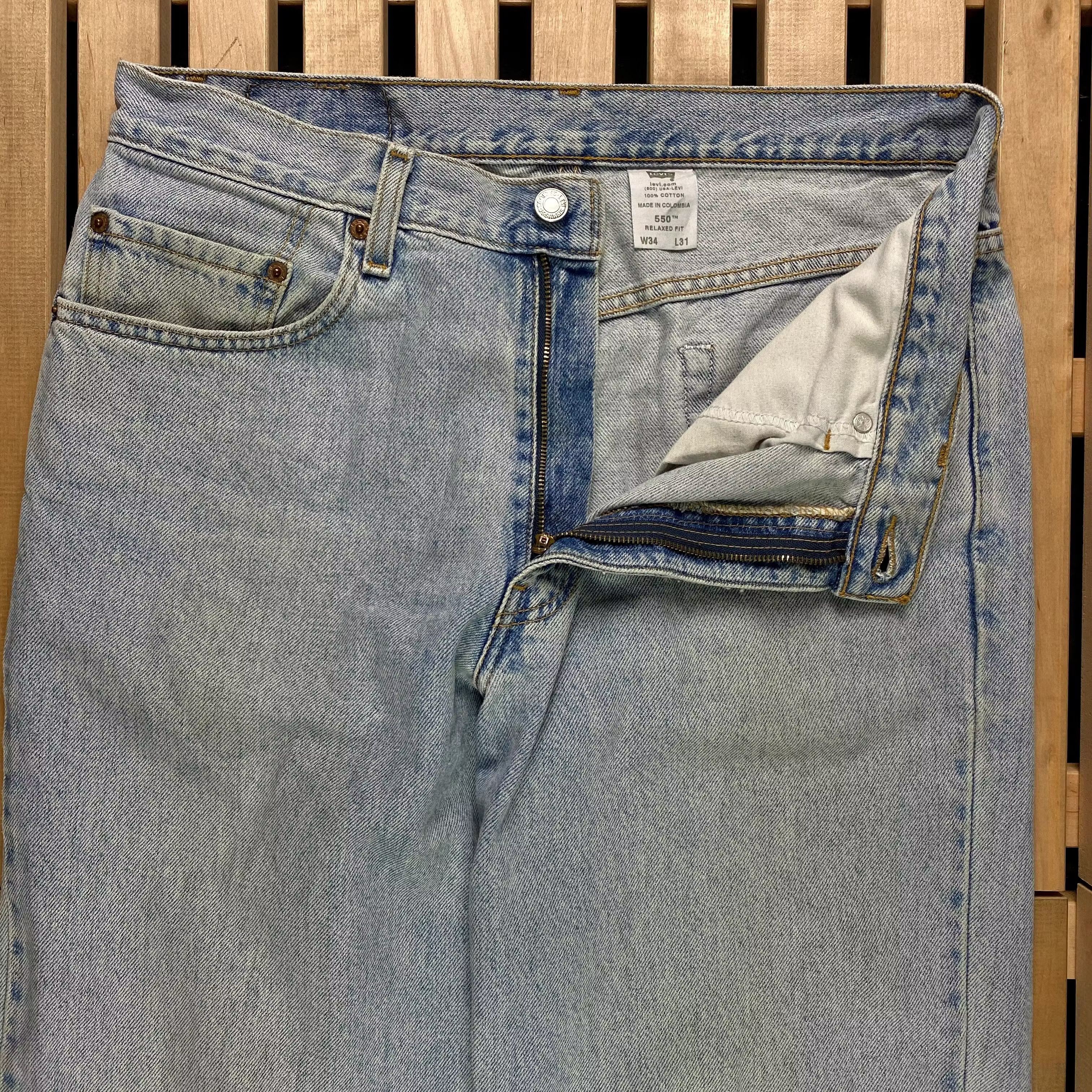 Levi's × Levi's Vintage Clothing × Vintage Mens Jeans Denim Levis 550 Vintage Size 34 Size US 34 / EU 50 - 7 Thumbnail