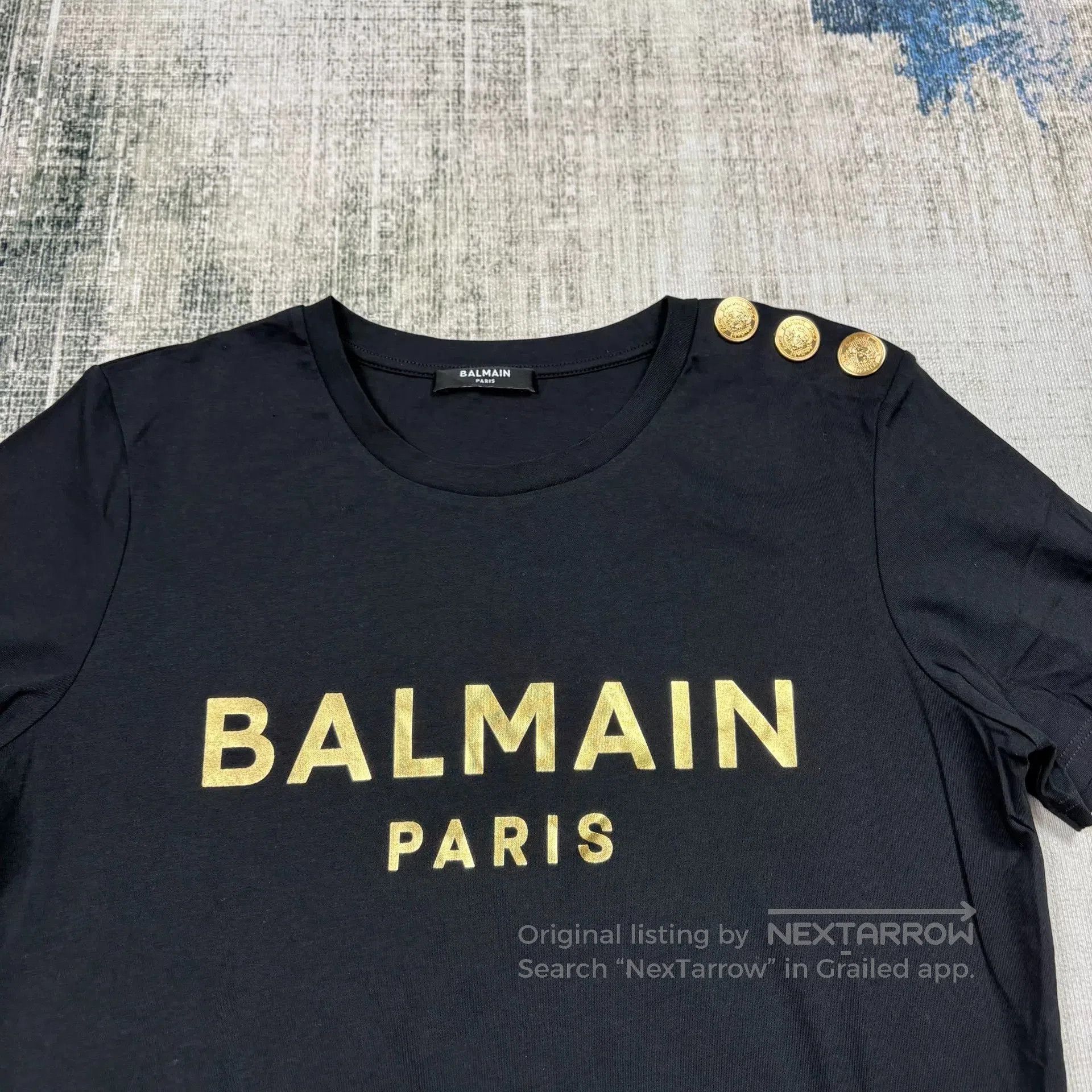 Balmain BALMAIN SS22 Logo Women's T. Size S / US 4 / IT 40 - 4 Thumbnail