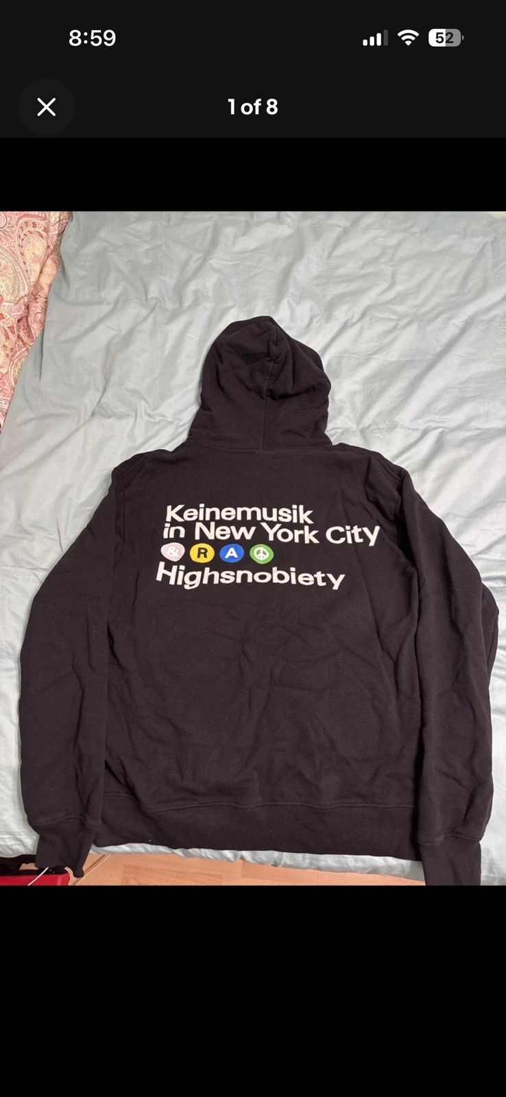 Keinemusik Keinemusik x High Snobiety NYC 2024 Subway Hoodie Medium Size US M / EU 48-50 / 2 - 1 Thumbnail