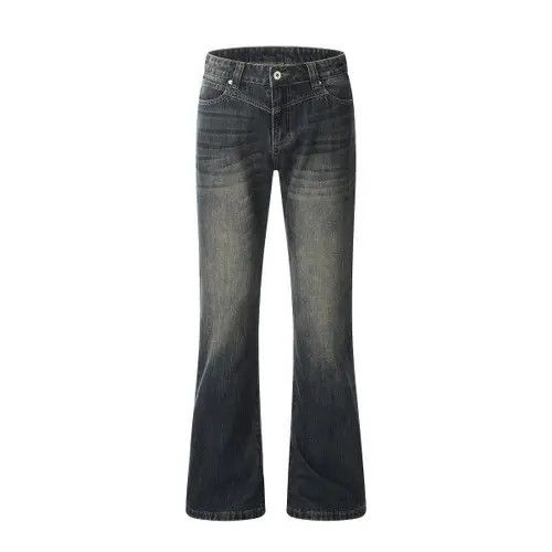 Hypebeast × Japanese Brand American retro washed straight loose casual flared jeans Size US 32 / EU 48 - 1 Thumbnail