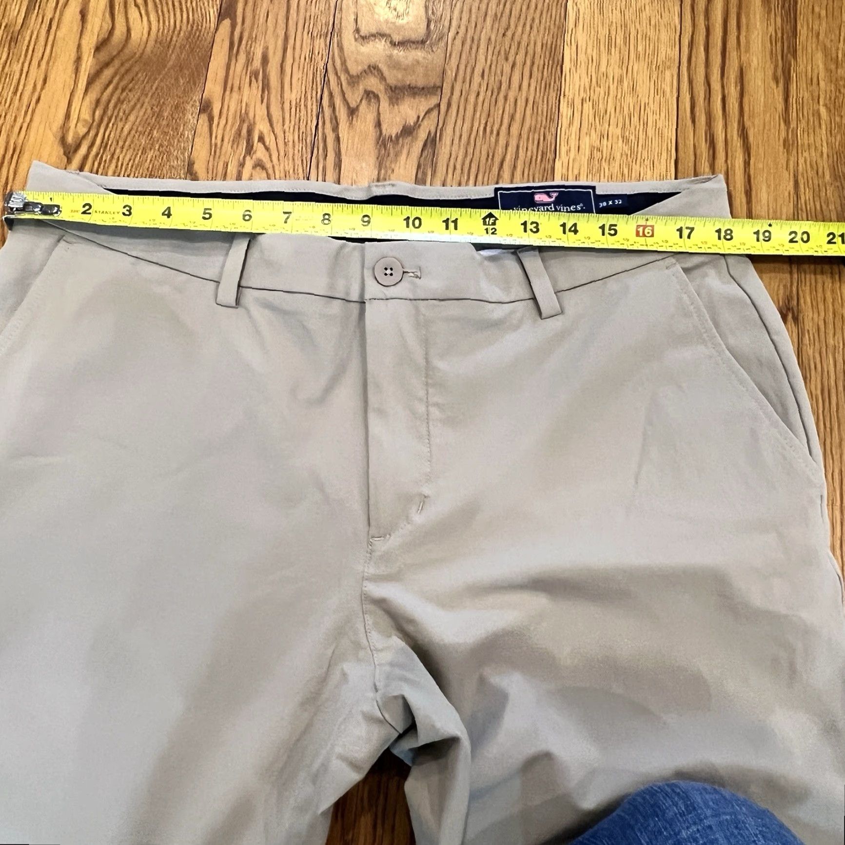 Vineyard Vines Vineyard Vines Pants Men Size 36x32 Golf Performance Stretch Chino Beige Flat Front Straight Leg Logo Accents Size US 36 / EU 52 - 6 Thumbnail