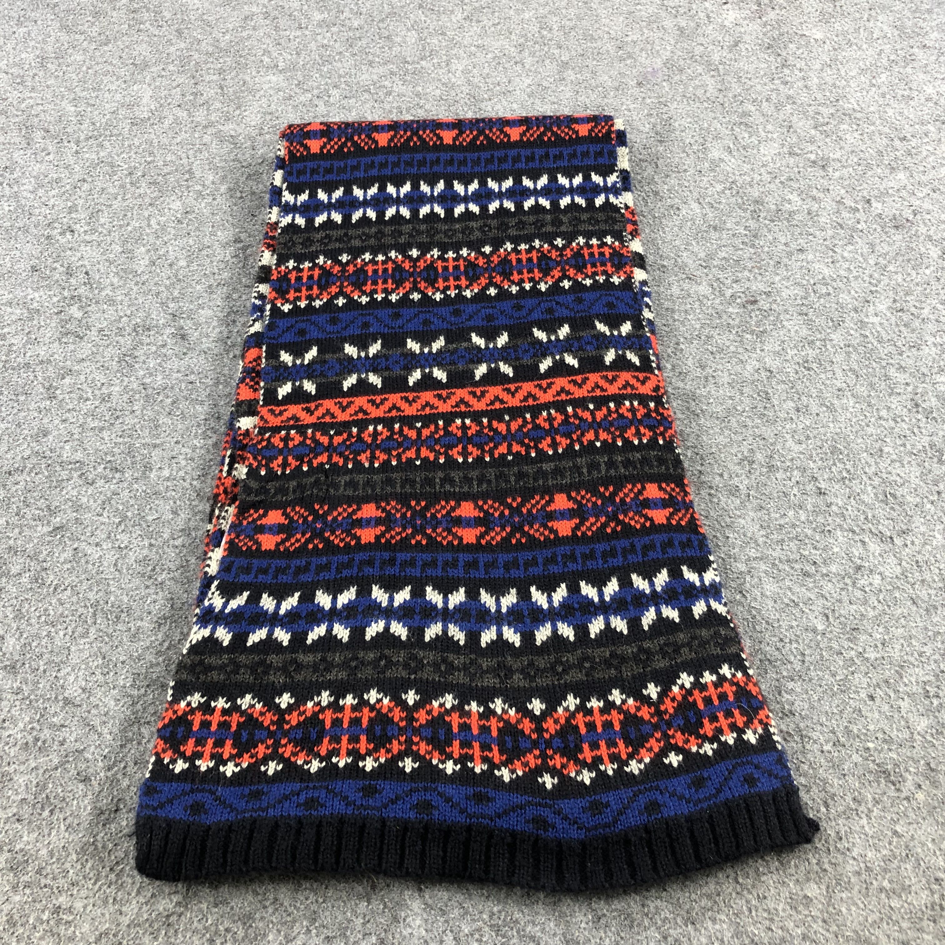 Uniqlo Uniqlo Fair Isle Wool Scarf Muffler V652 Size ONE SIZE - 2 Thumbnail