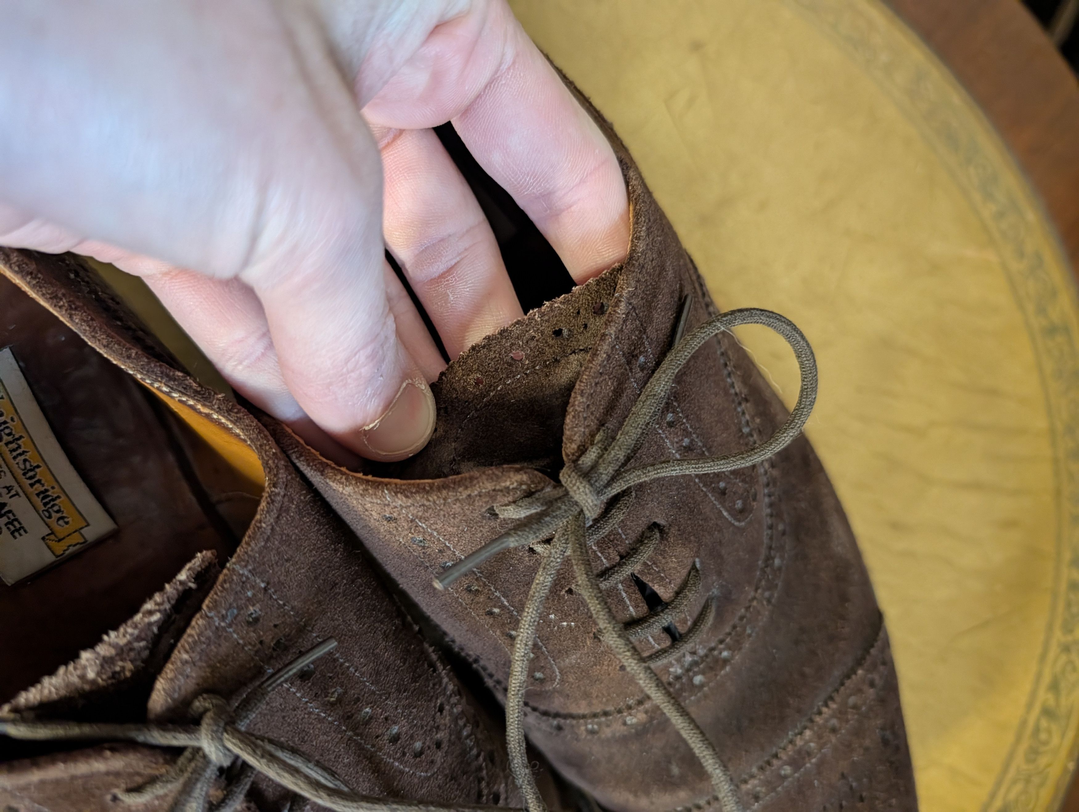 Knightsbridge ALAN MCAFEE Brown suede leather brogues England 8.5 Size US 8.5 / EU 41-42 - 8 Thumbnail