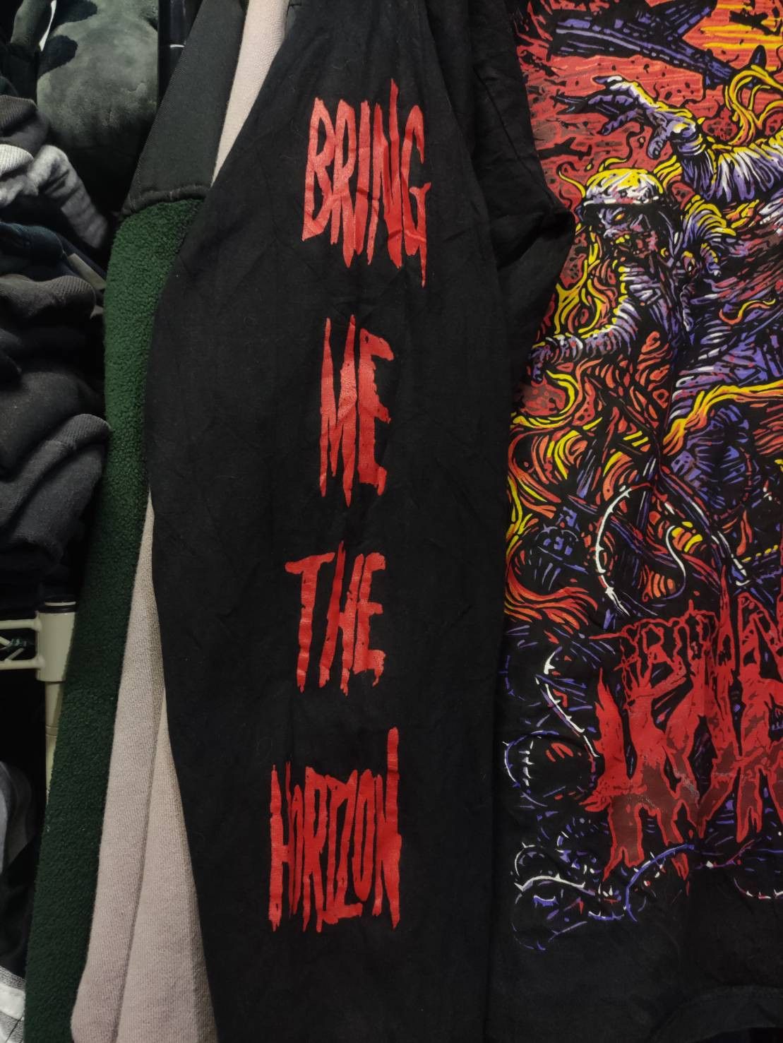 Band Tees Vtg Bring Me The Horizon Band " Zombie Army " Hoodie Size US M / EU 48-50 / 2 - 7 Thumbnail