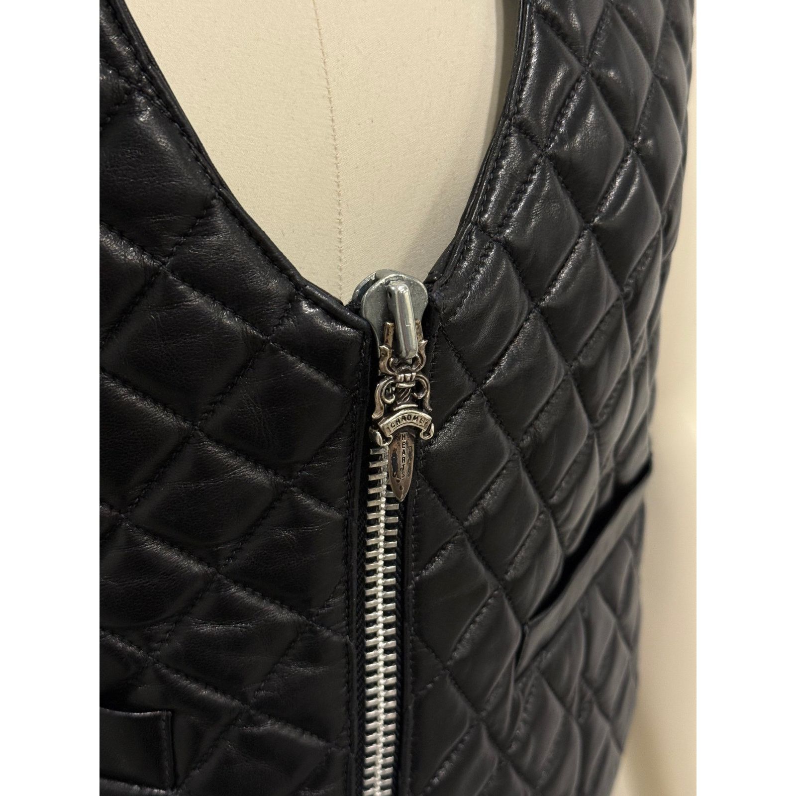 Chrome Hearts 1990s Chrome Hearts leather vest Size M / US 6-8 / IT 42-44 - 6 Thumbnail