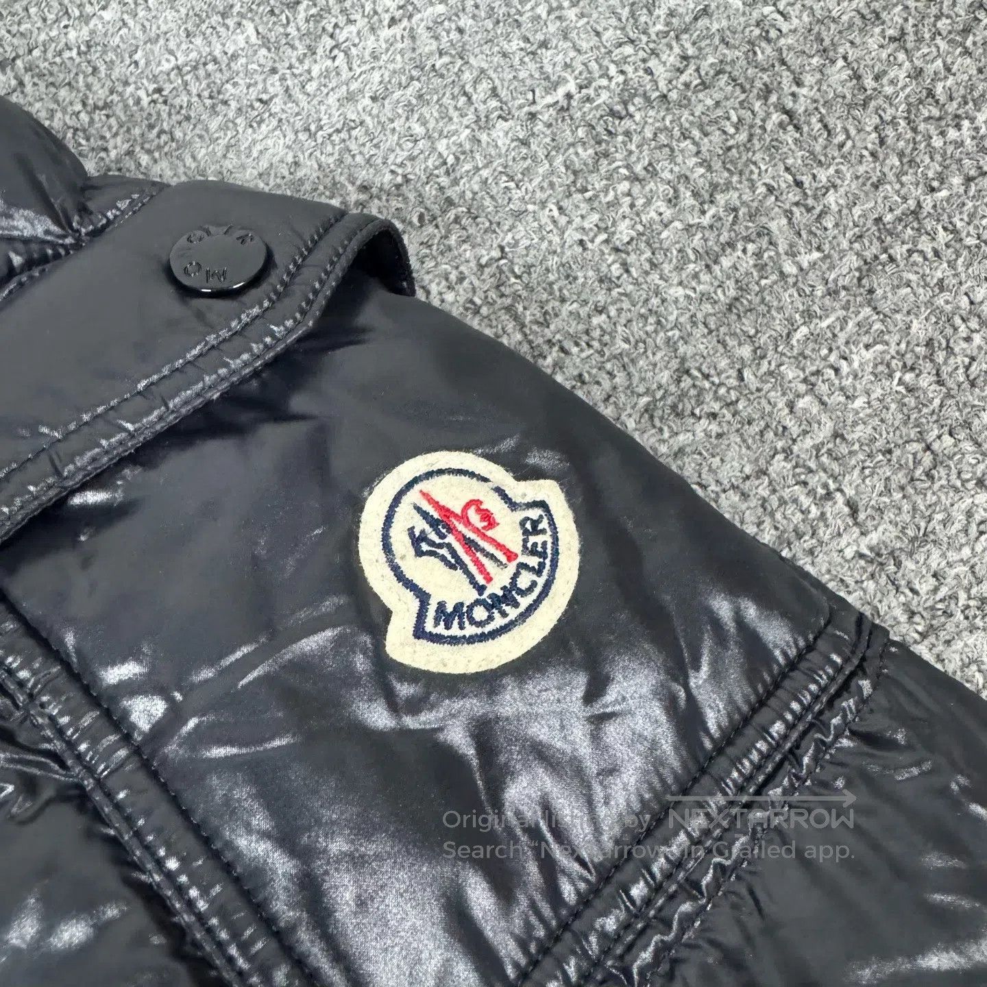 Moncler Moncler Sleeve-embroidered down jacket| Size XS / US 0-2 / IT 36-38 - 4 Thumbnail