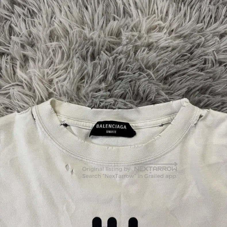 Balenciaga Balenciaga Slogan Short Sleeve Size US XXS / EU 40 - 2 Thumbnail