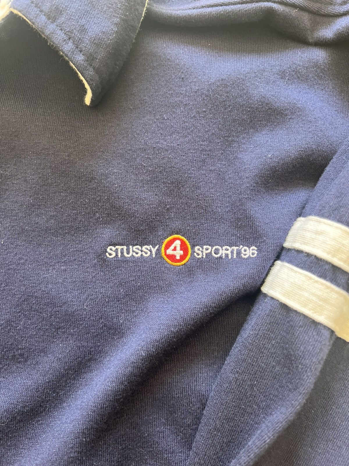 Stussy Vintage stussy rugby shirt Size US XL / EU 56 / 4 - 5 Thumbnail