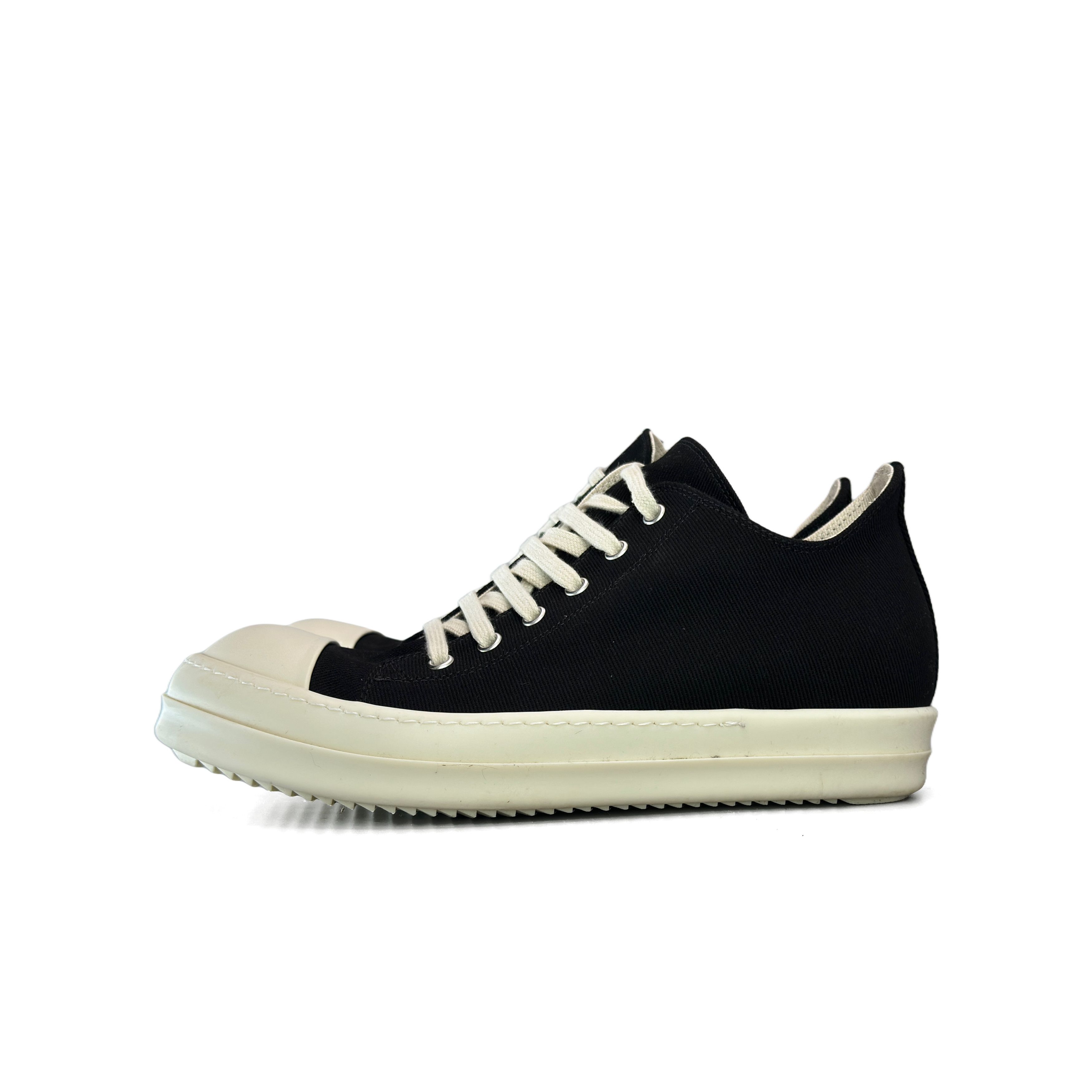 Rick Owens Drkshdw Rick Owens DRKSHDW Low-Top Canvas Sneakers Size 7 Size US 7 / EU 40 - 1 Thumbnail