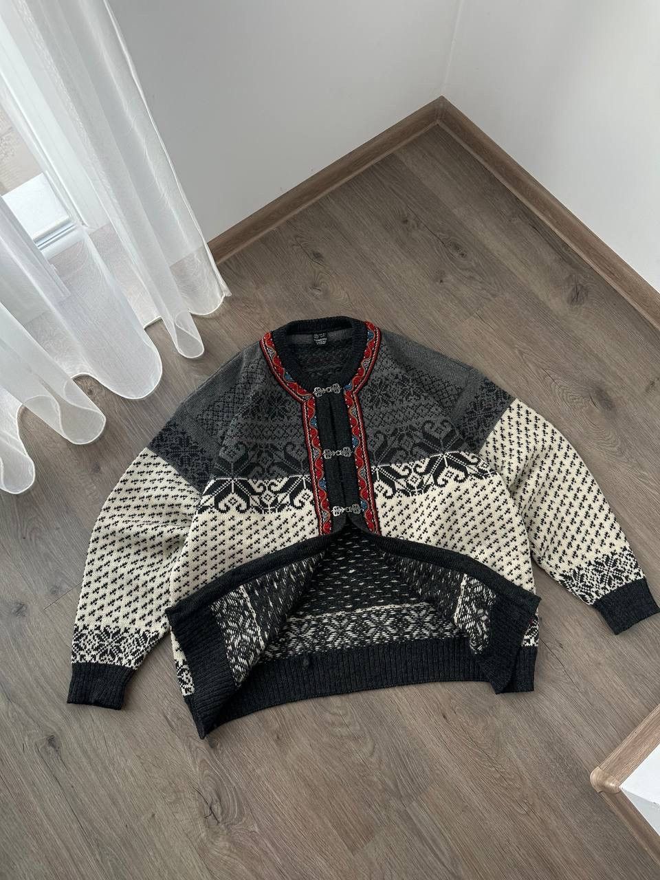 Dale Of Norway × Vintage Vintage Nordman Land 80’s Wool Cardigan Claps Sweater Size US L / EU 52-54 / 3 - 10 Thumbnail