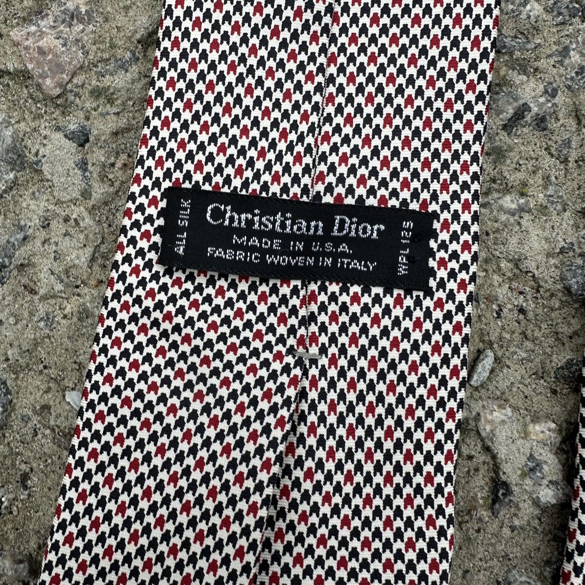 Christian Dior Monsieur Luxury Christian Dior Tie Silk Old Money Italy Y2K 00s USA Size ONE SIZE - 10 Thumbnail