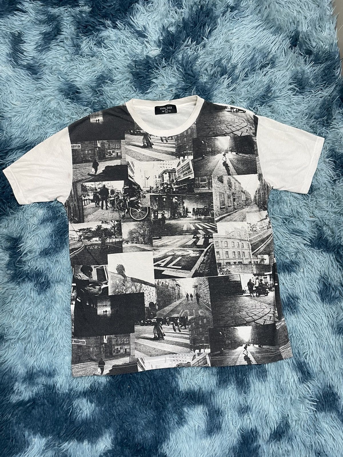 Japanese Brand × Vintage Forgotten Streets Tee – Oval Dice Japan Size US L / EU 52-54 / 3 - 1 Thumbnail
