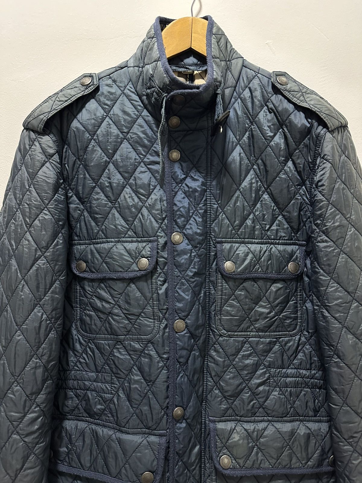 Burberry Burberry Brit Quilted Jacket Design Sun Faded Size US L / EU 52-54 / 3 - 4 Thumbnail