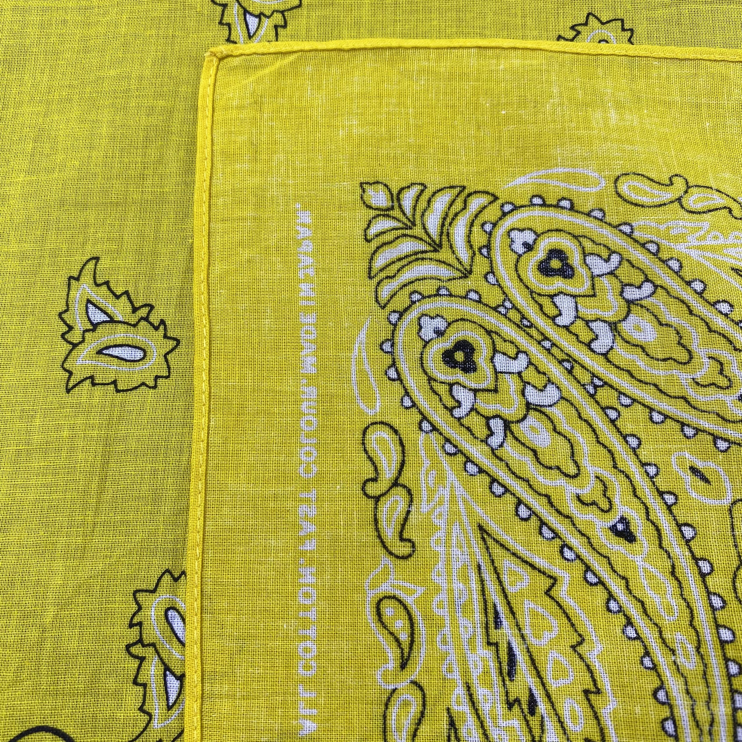 Japanese Brand Paislee Handkerchief / Bandana / Neckerchief-B1425 Size ONE SIZE - 6 Thumbnail