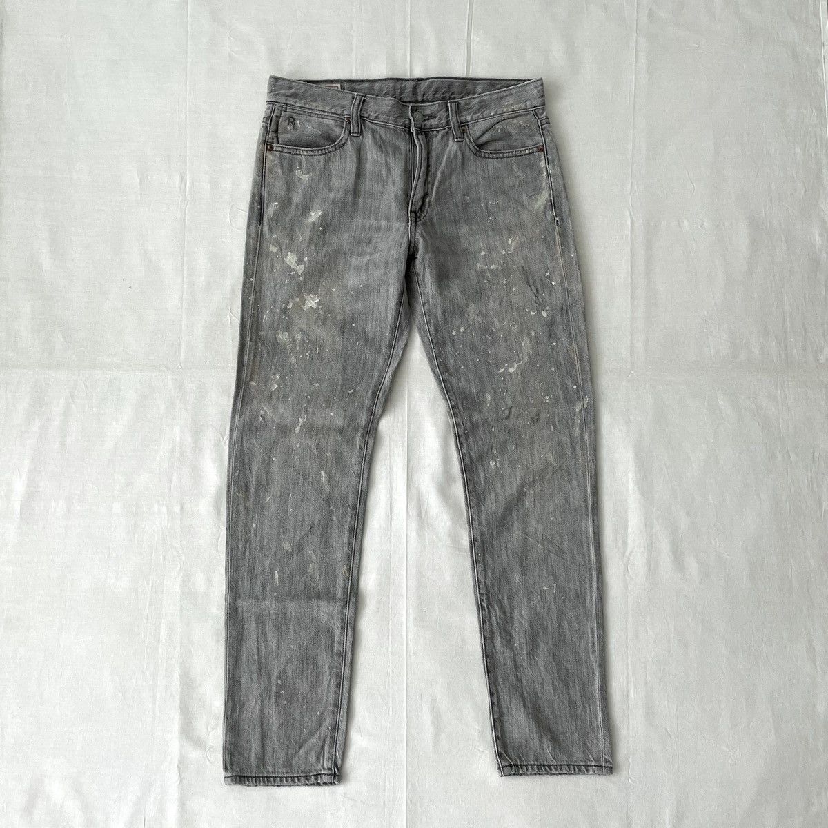 Polo Ralph Lauren Polo Ralph Lauren Astor Slim Boyfriend Paint Splatter Jeans Size 26" / US 2 / IT 38 - 1 Thumbnail