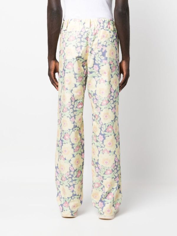 Jacquemus Le Papier 'Le Pantalon Taiolo' Floral Pants Size US 34 / EU 50 - 13 Thumbnail