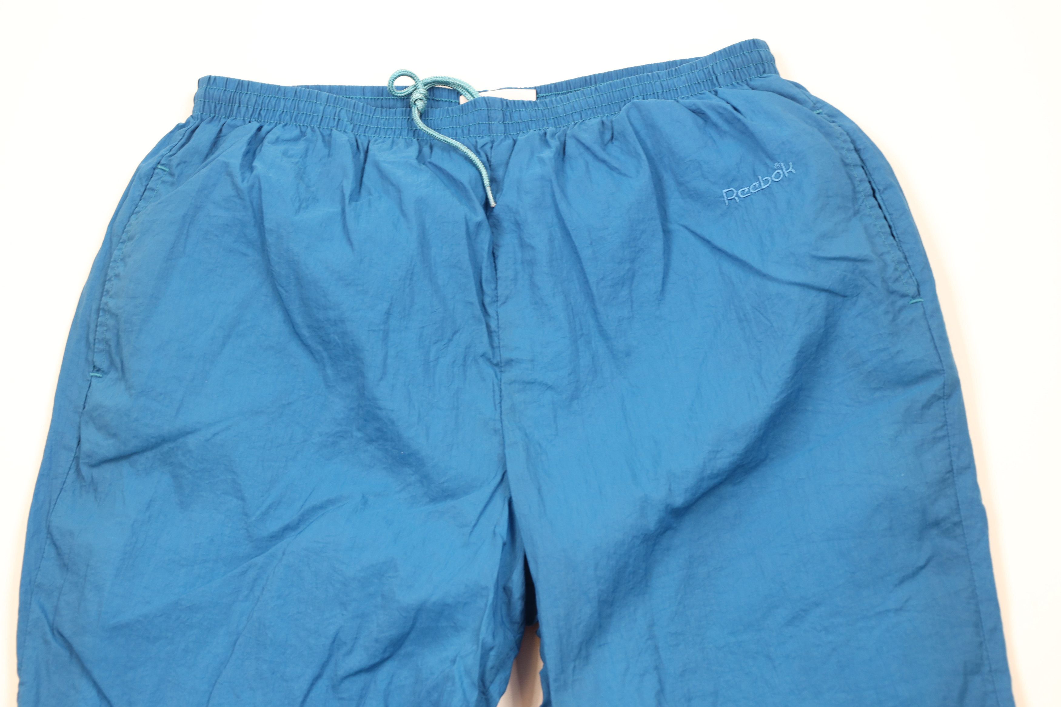 Reebok Vintage 90s Reebok Spell Out Lined Windbreaker Joggers Pants Size US 36 / EU 52 - 2 Thumbnail