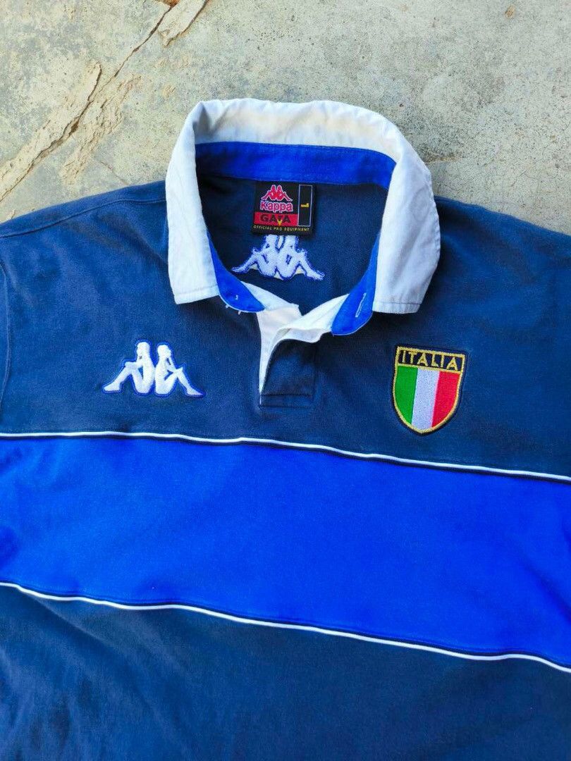 Kappa × Vintage Vintage Kappa Italy National team polo tee Size US L / EU 52-54 / 3 - 3 Thumbnail
