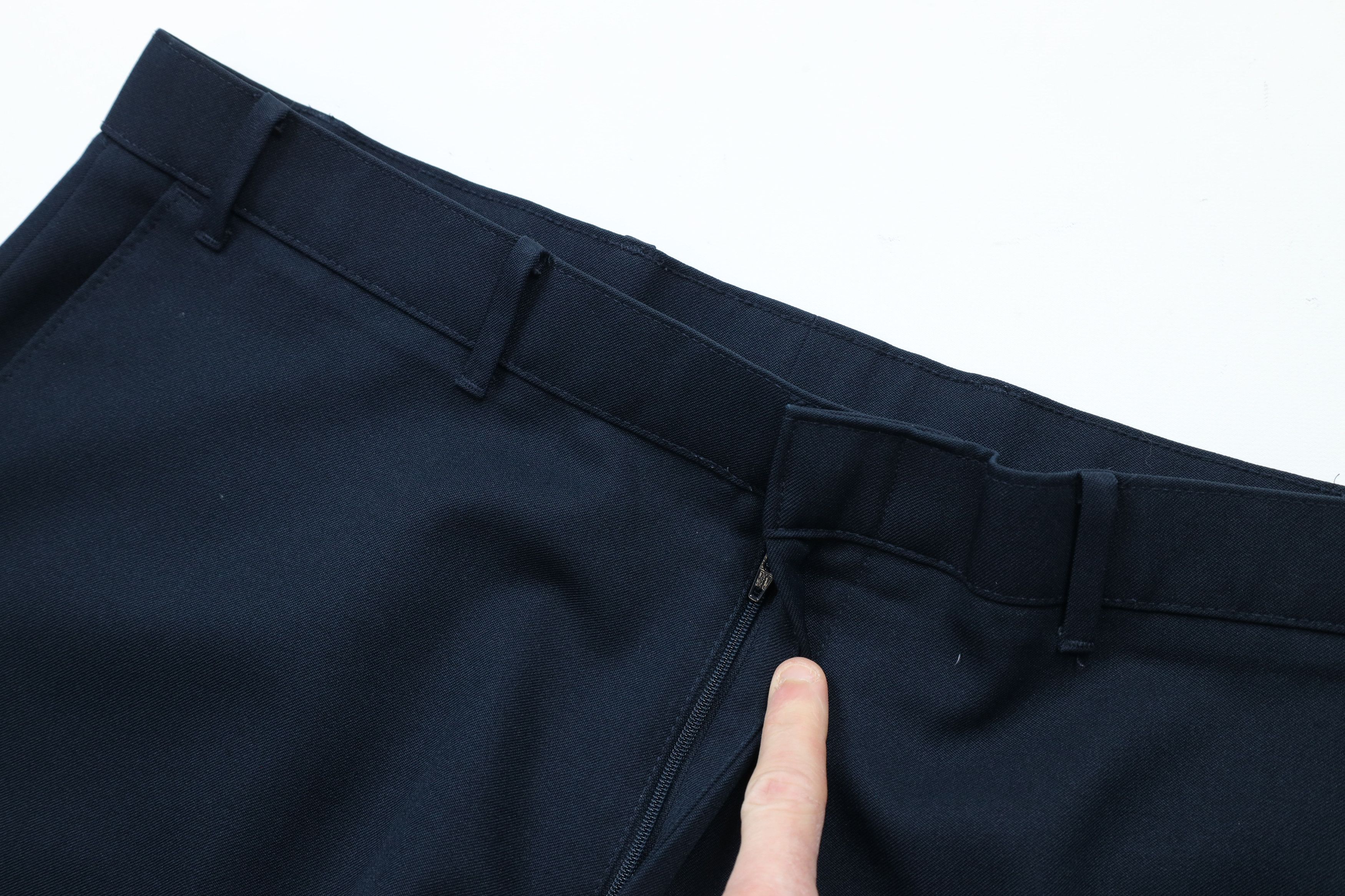 Levi's × Vintage Vintage 90s Levis Knit Wide Leg Chino Pants Navy Blue Size US 38 / EU 54 - 6 Thumbnail