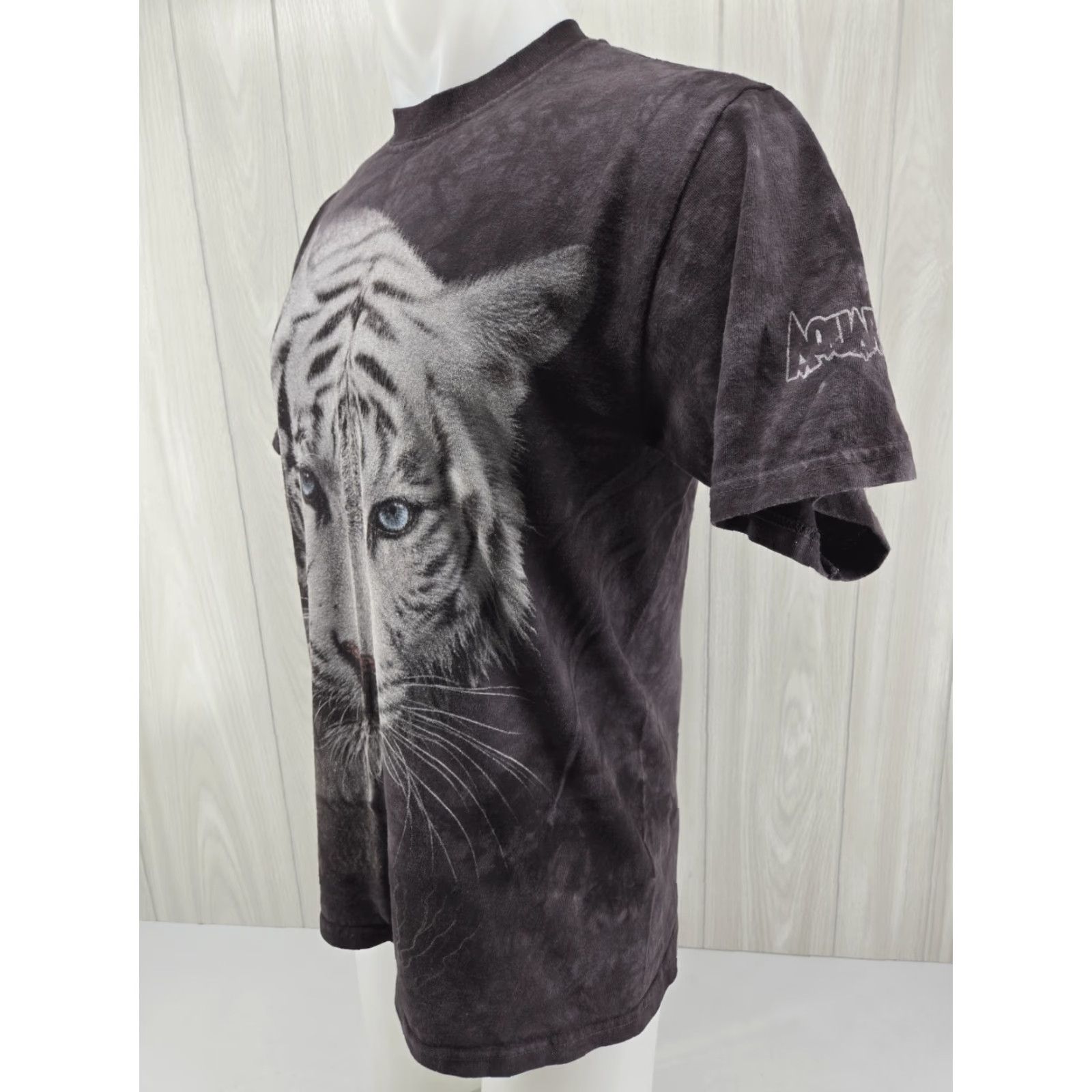 The Mountain VINTAGE The Mountain Black Tiger Tie Dye T Shirt M Mens Short Sleeve Crew Neck Cotton Size US M / EU 48-50 / 2 - 4 Thumbnail