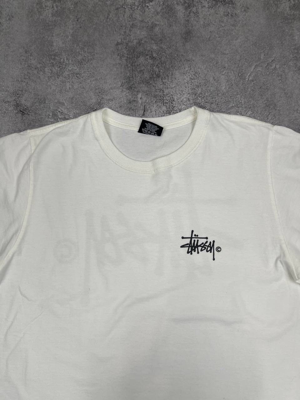 Stussy Stussy Men Cotton T-Shirt White Size S Size US S / EU 44-46 / 1 - 2 Thumbnail