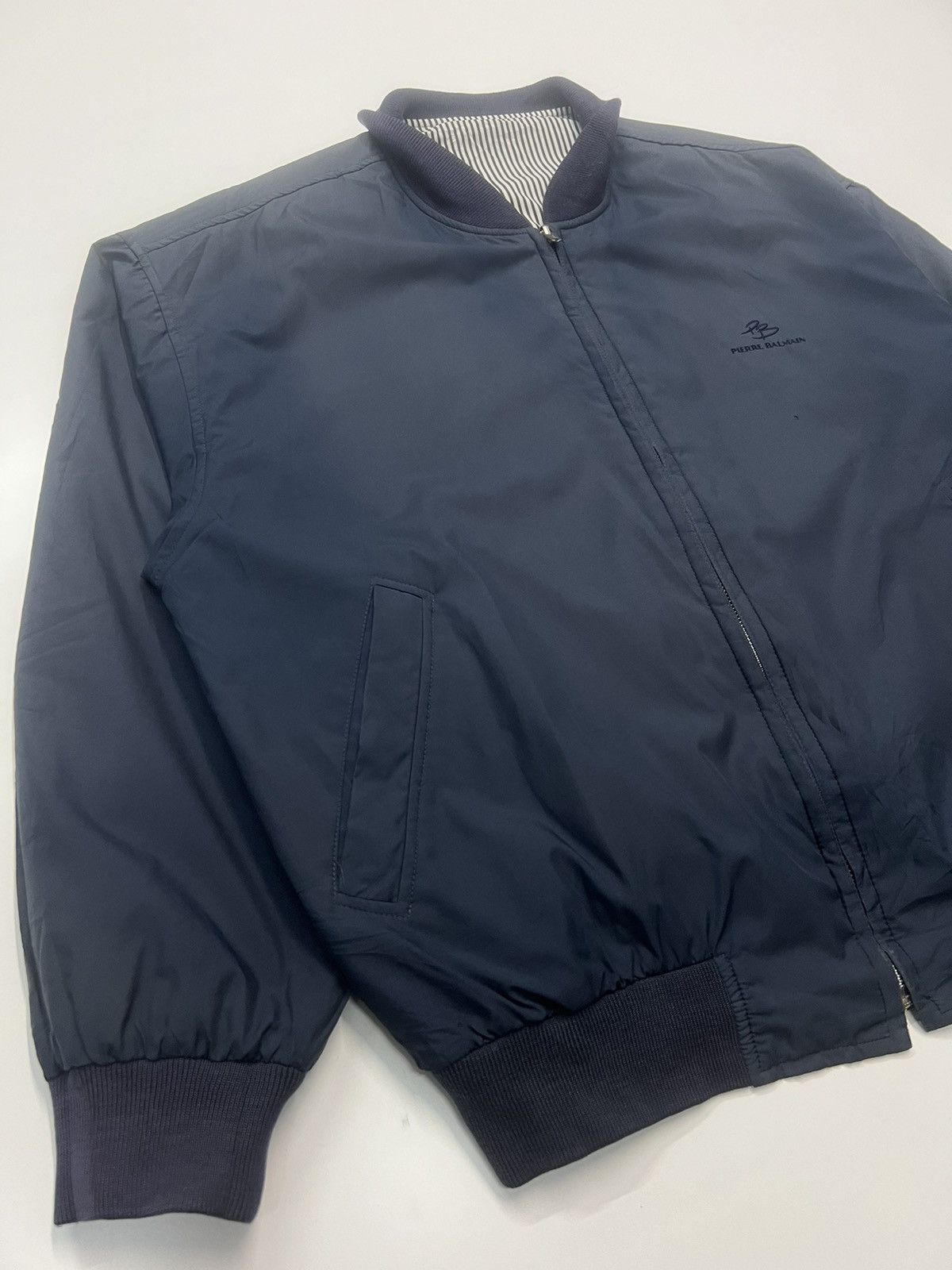Pierre Balmain 🔥AUTHENTIC PIERRE BALMAIN BOMBER JACKET REVERSIBLE Size US L / EU 52-54 / 3 - 2 Thumbnail