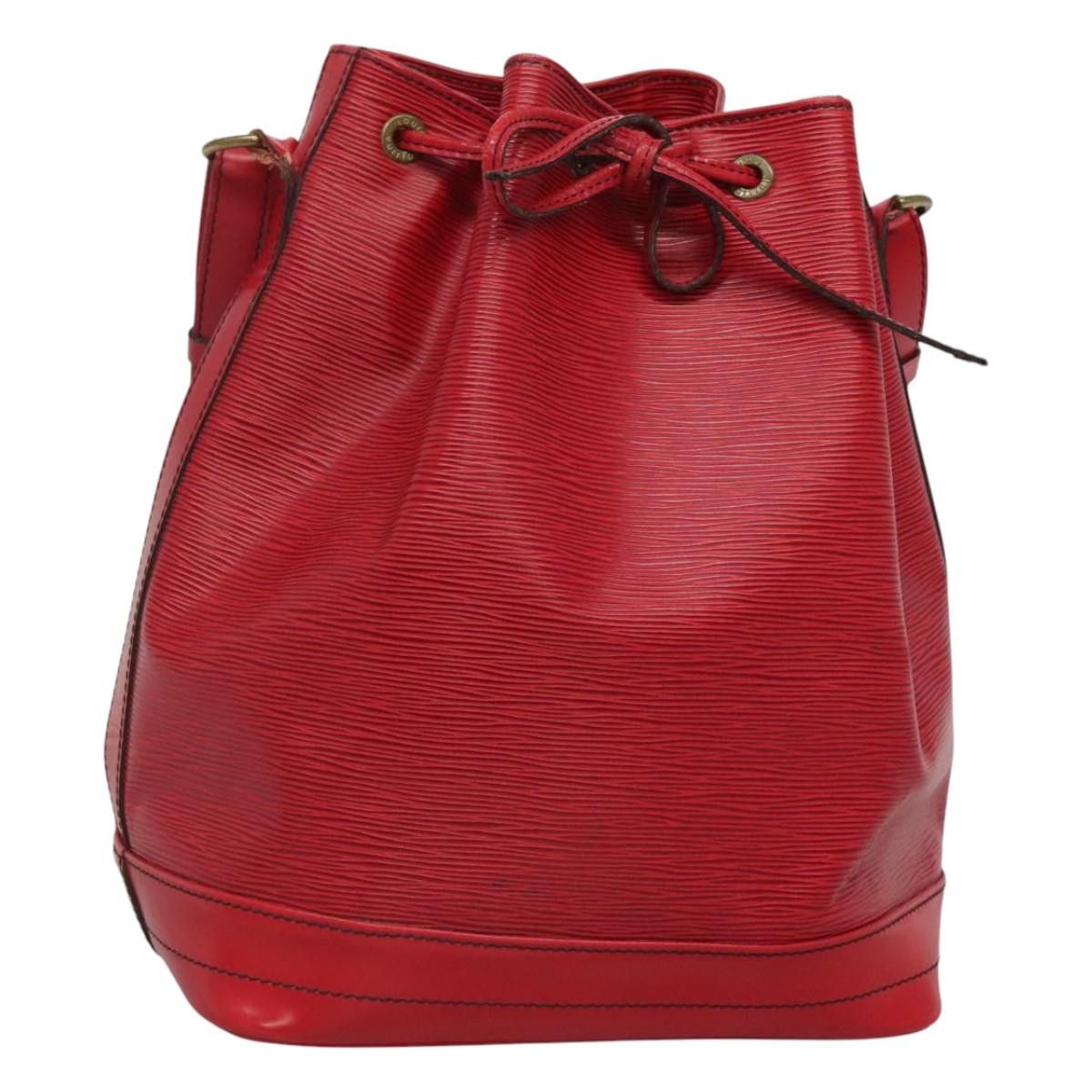 Louis Vuitton Epi Noe Shoulder Bag Red M44007 Lv Auth 117965, Women's