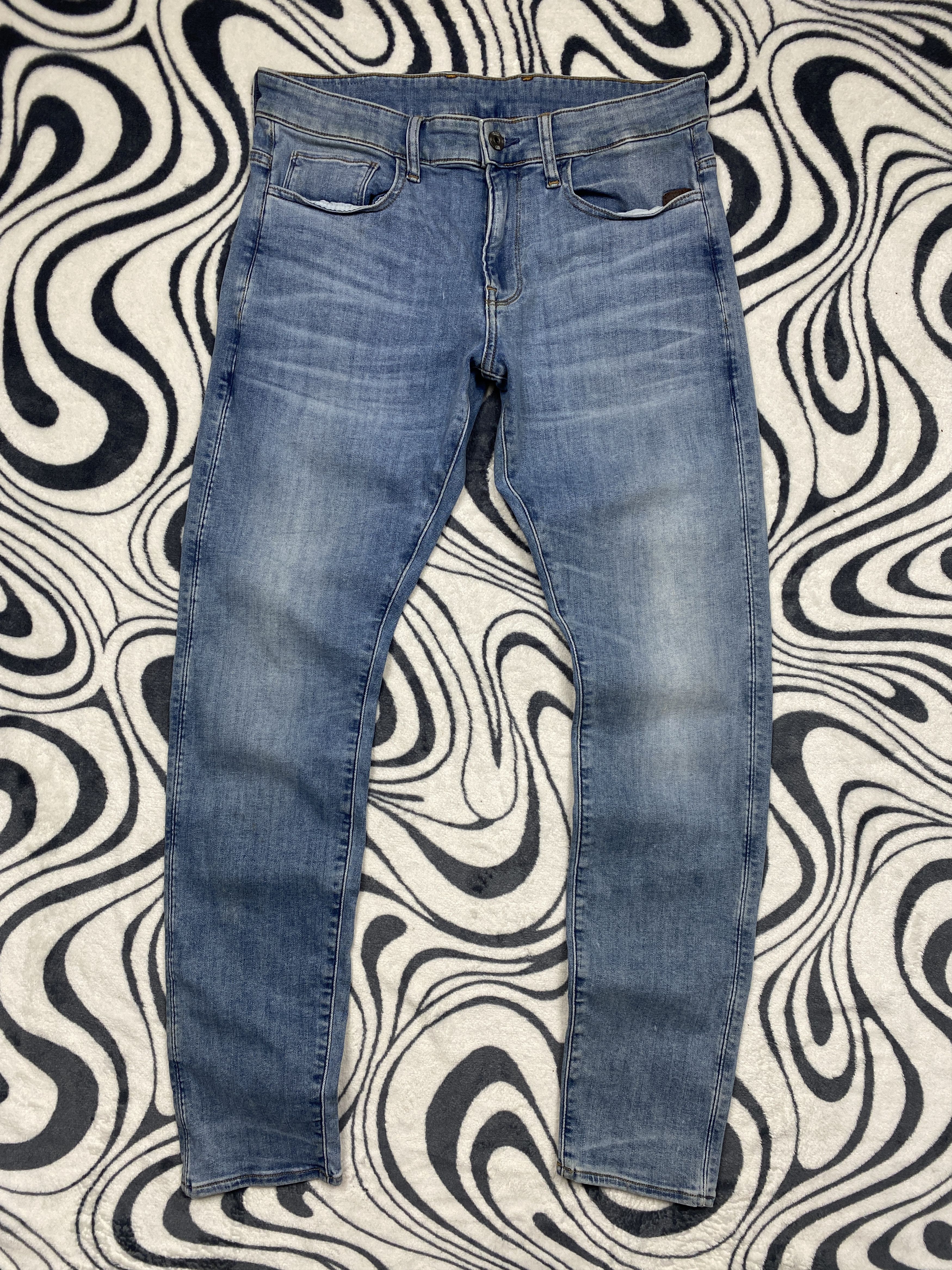 G-Star G Star Raw Mens Revend Skinny Denim Pants Jeans Size US 31 - 5 Thumbnail