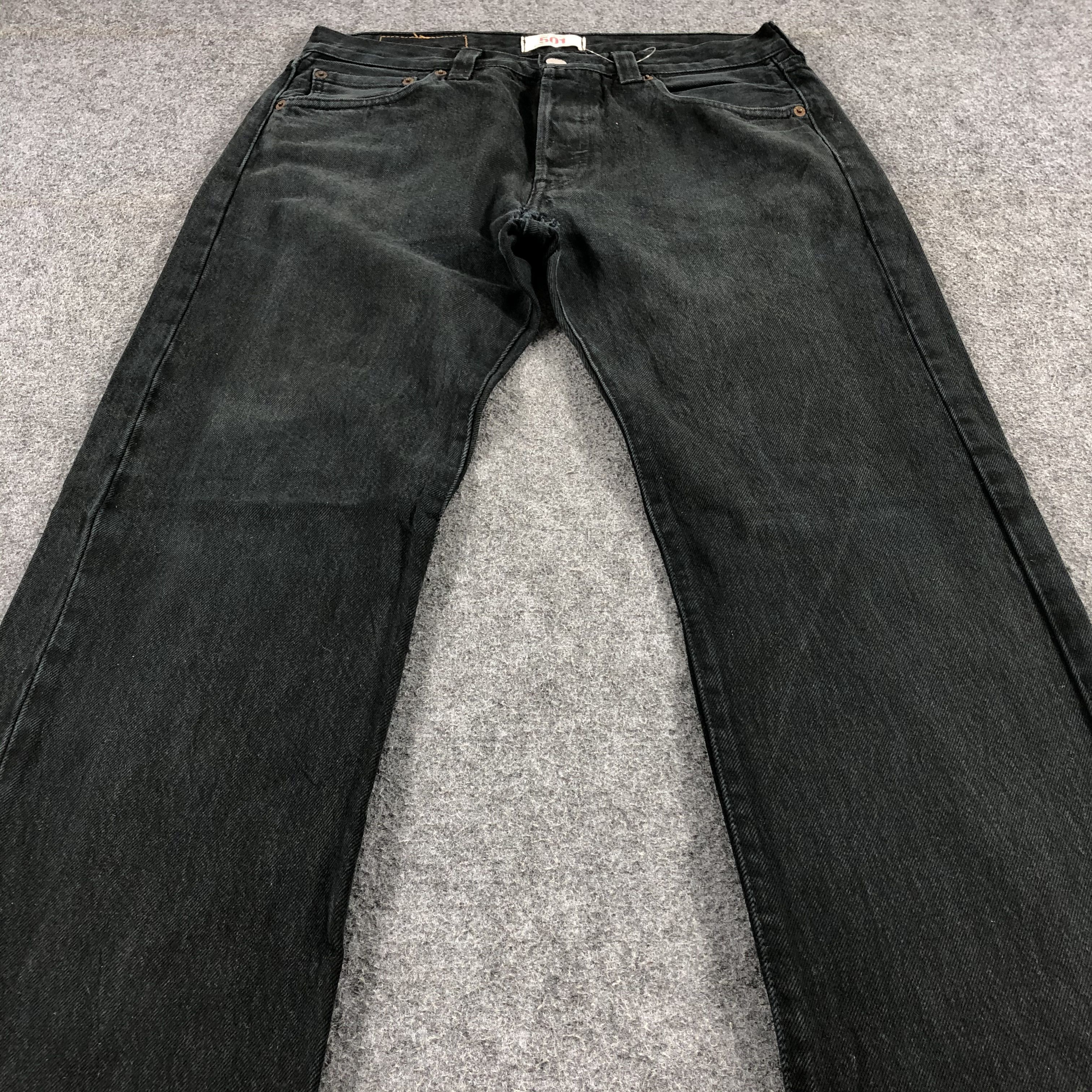 Levi's Vintage Levis 501 Faded Black Jeans-JM1553 Size US 31 - 3 Thumbnail