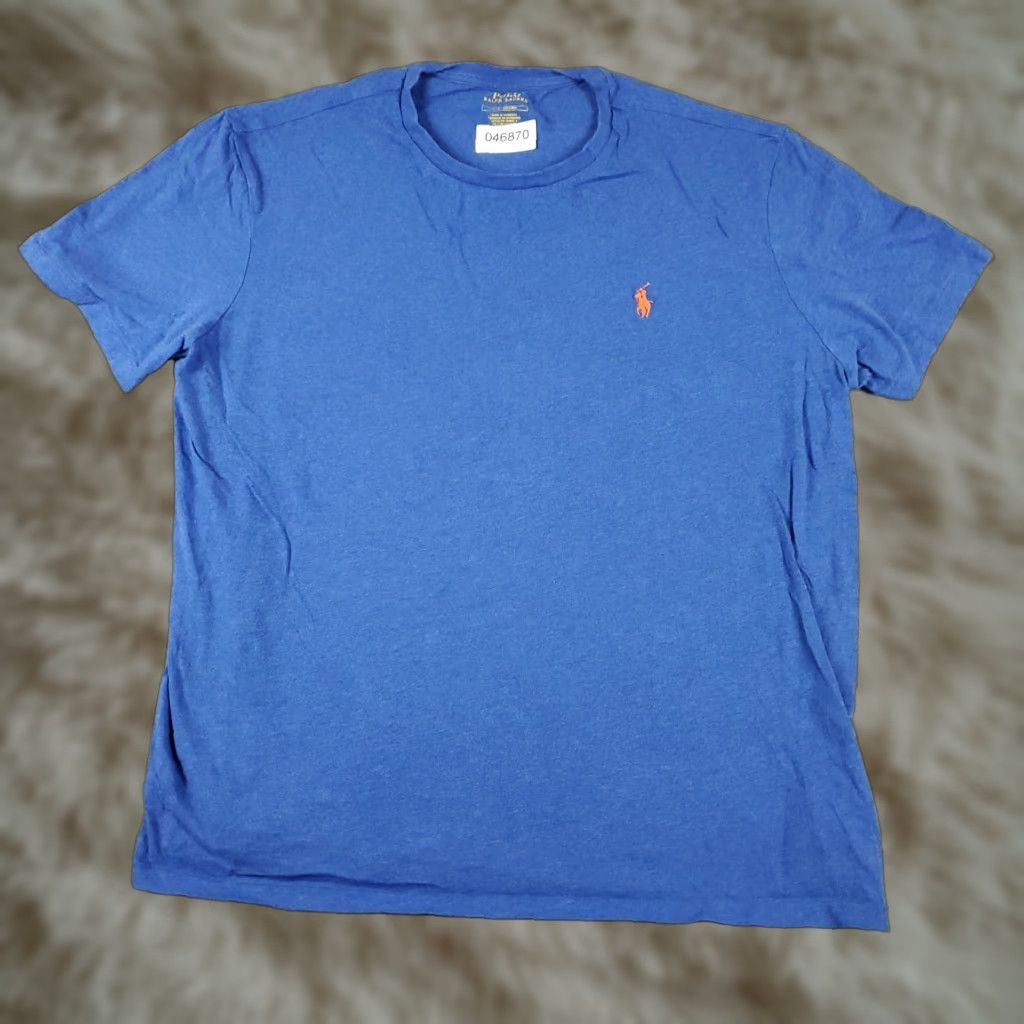Ralph Lauren Ralph Lauren T Shirt Mens Large Blue Pony Logo Short Sleeve Crew Neck Cotton Vintage? No — Classic Casual Shirt Men's L Blue Pony Logo T-Shirt Size US L / EU 52-54 / 3 - 1 Thumbnail