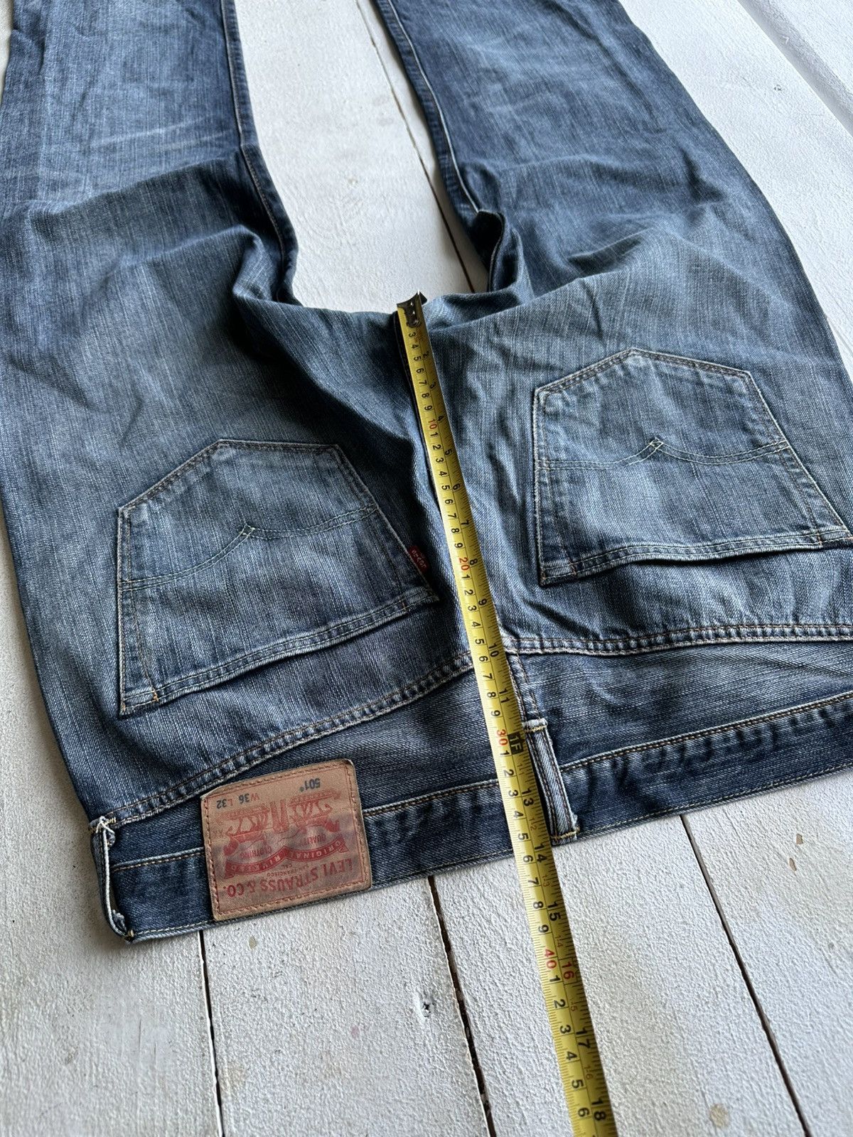 Levi's × Vintage 🚨Vintage 90s Levis Jeans 501 LEGEND y2k Light Wash Denim Size US 36 / EU 52 - 14 Thumbnail
