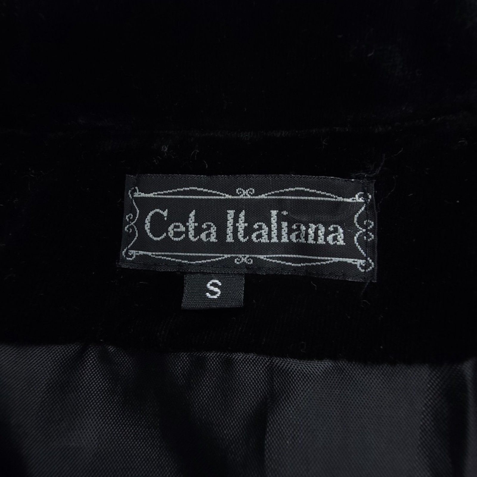 Vintage Old Money Ceta Italiana 100% Silk 90s Medusa Velvet Jacket Size US S / EU 44-46 / 1 - 8 Thumbnail