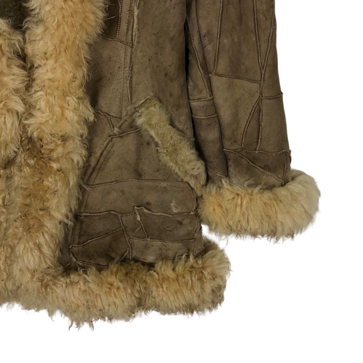Genuine Leather 🔥90’s RARE GENUINE SUEDE LEATHER JACKET MINK FUR LINING Size US M / EU 48-50 / 2 - 5 Thumbnail