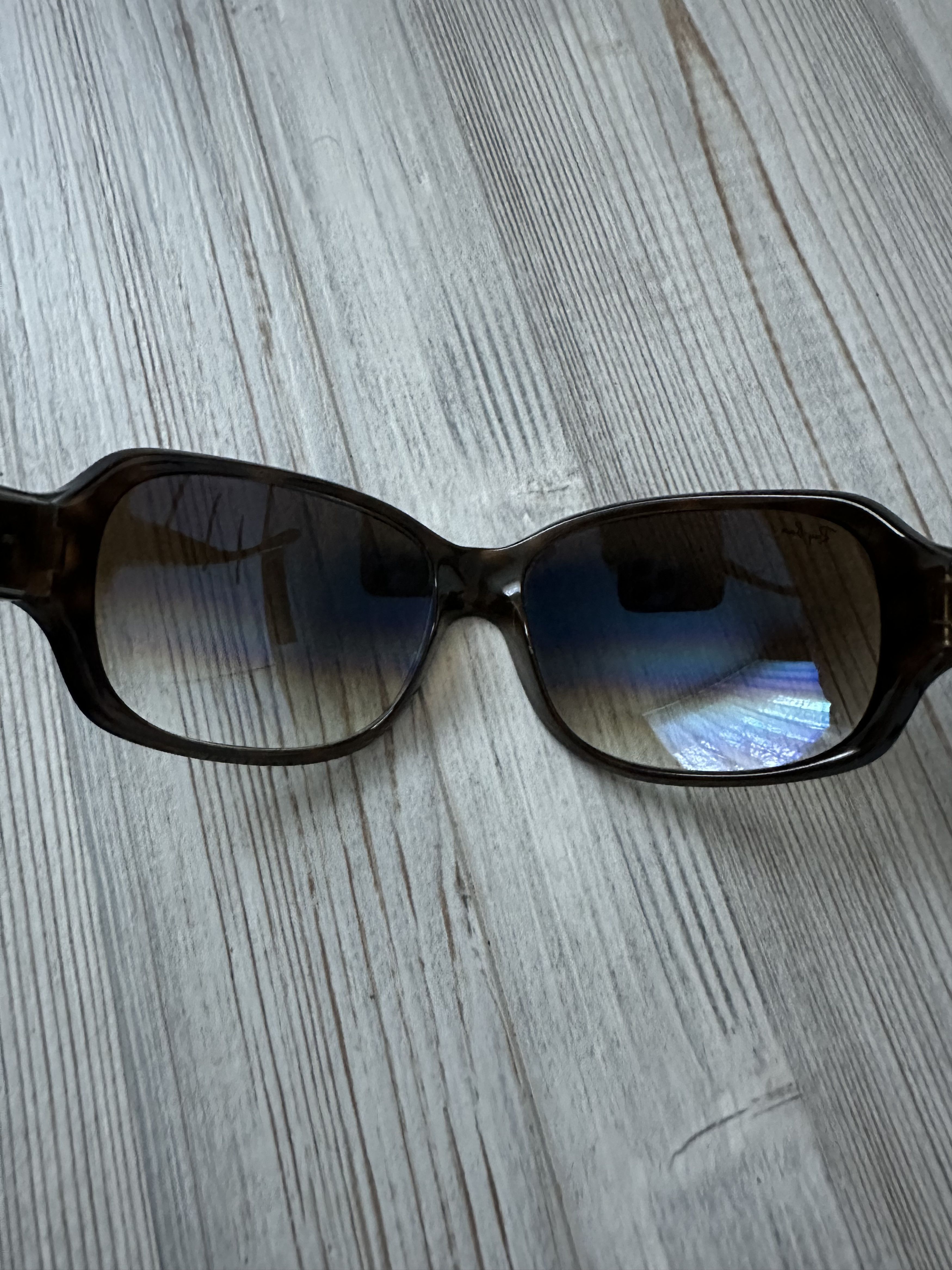 RayBan Tortoise Shell Sunglasses RB 4118 710/51 2N Gradient Lenses Size ONE SIZE - 5 Thumbnail
