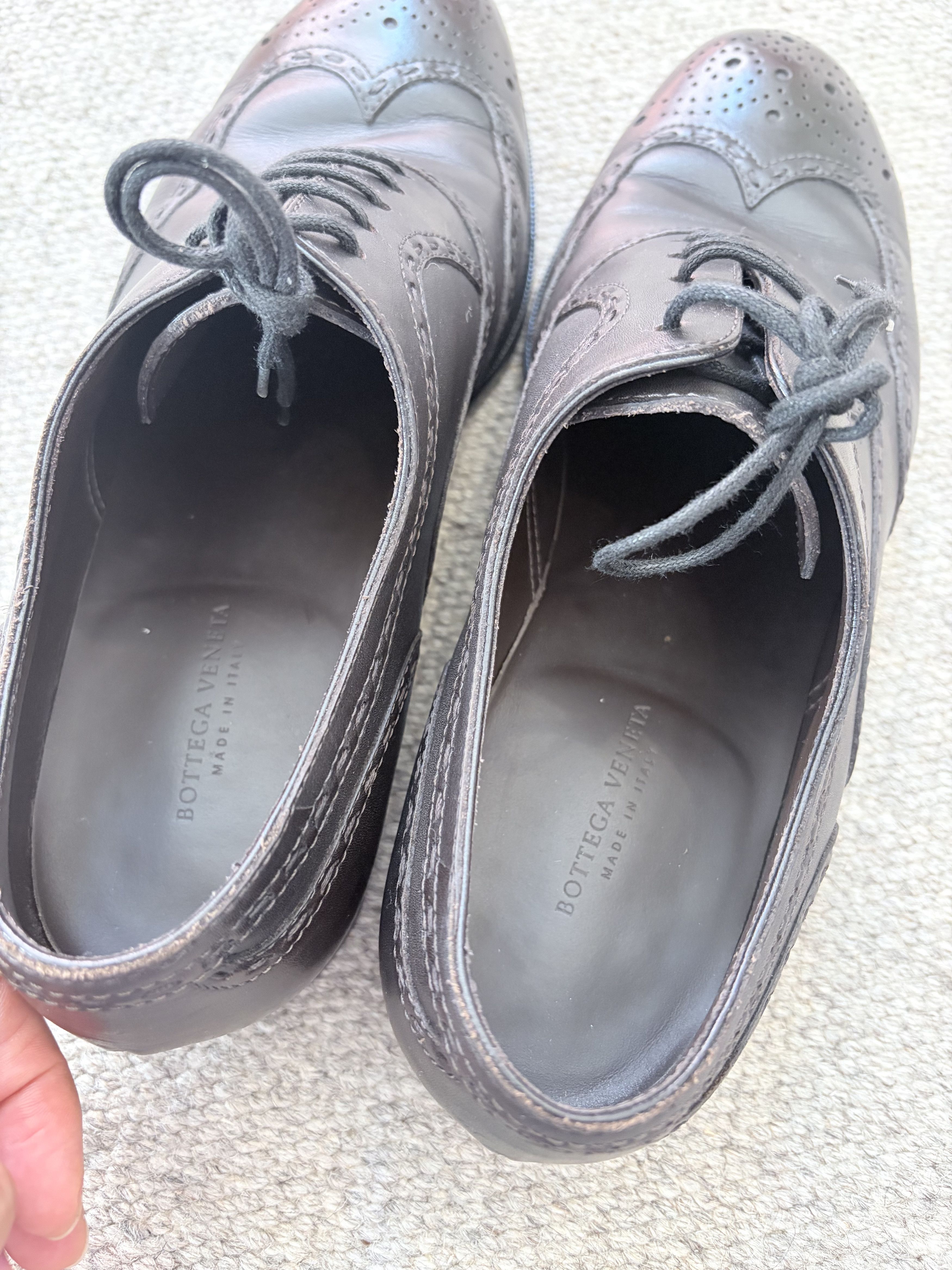 Bottega Veneta Bottega Veneta Wingtip Brogue Oxford — Dark Brown / Size 42 Size US 9 / EU 42 - 3 Thumbnail