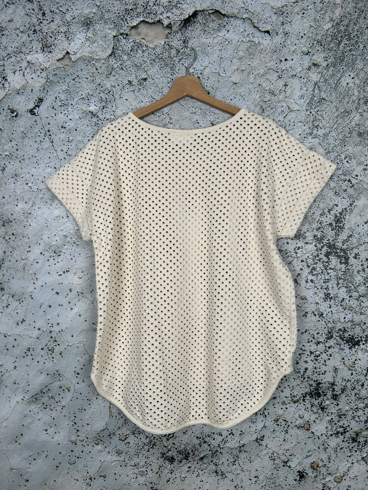 Vintage Ganni Distressed Oversized Tee Avant Garde Minimalist Size US M / EU 48-50 / 2 - 3 Thumbnail