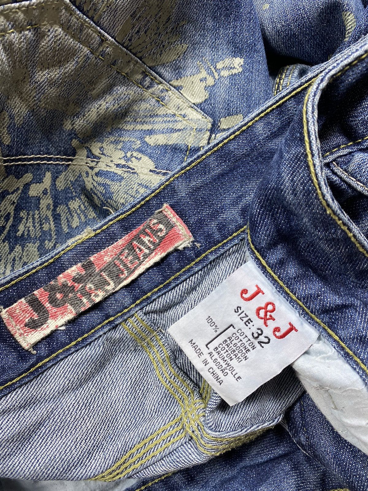 Hysteric Glamour × Japanese Brand Distressed Denim By J & J Jeans Size US 34 / EU 50 - 9 Thumbnail