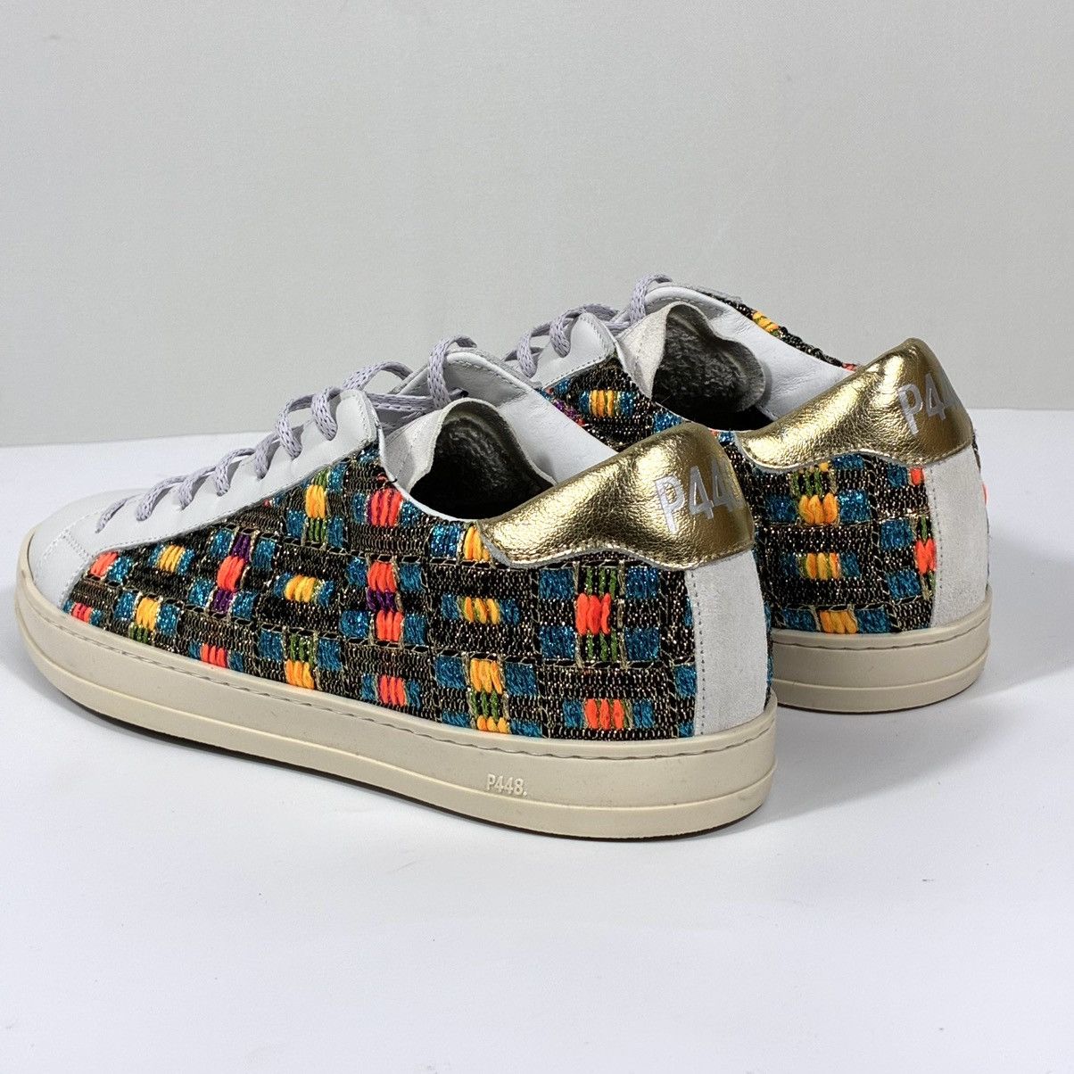 P448 P448 John Malhia Sneakers White Mal Multicolor EU 41 NEW Size US 11 / IT 41 - 18 Thumbnail