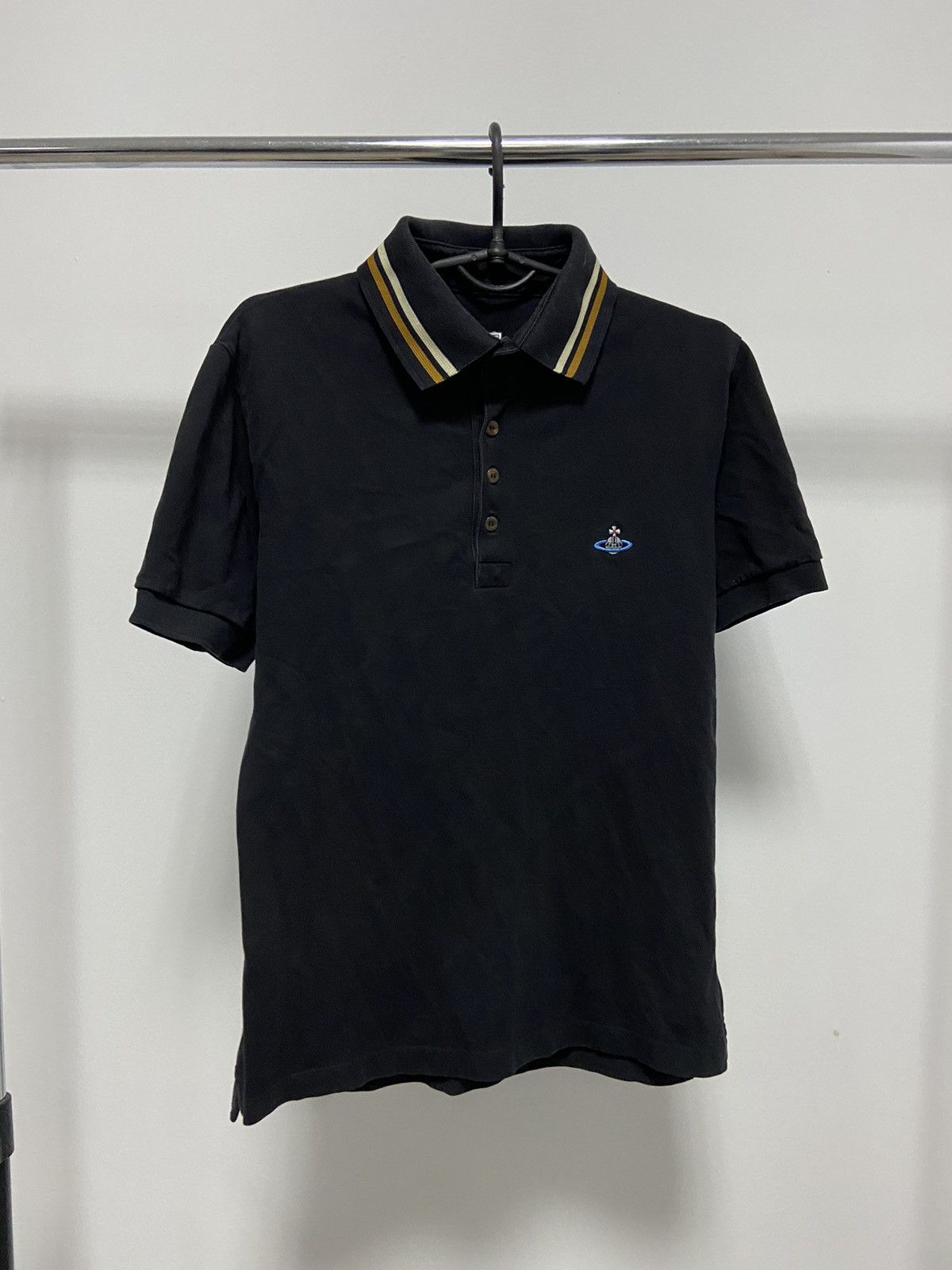 Vintage × Vivienne Westwood Vivienne Westwood Polo T Shirt Vintage Small Orb Logo Luxury Size US M / EU 48-50 / 2 - 1 Thumbnail