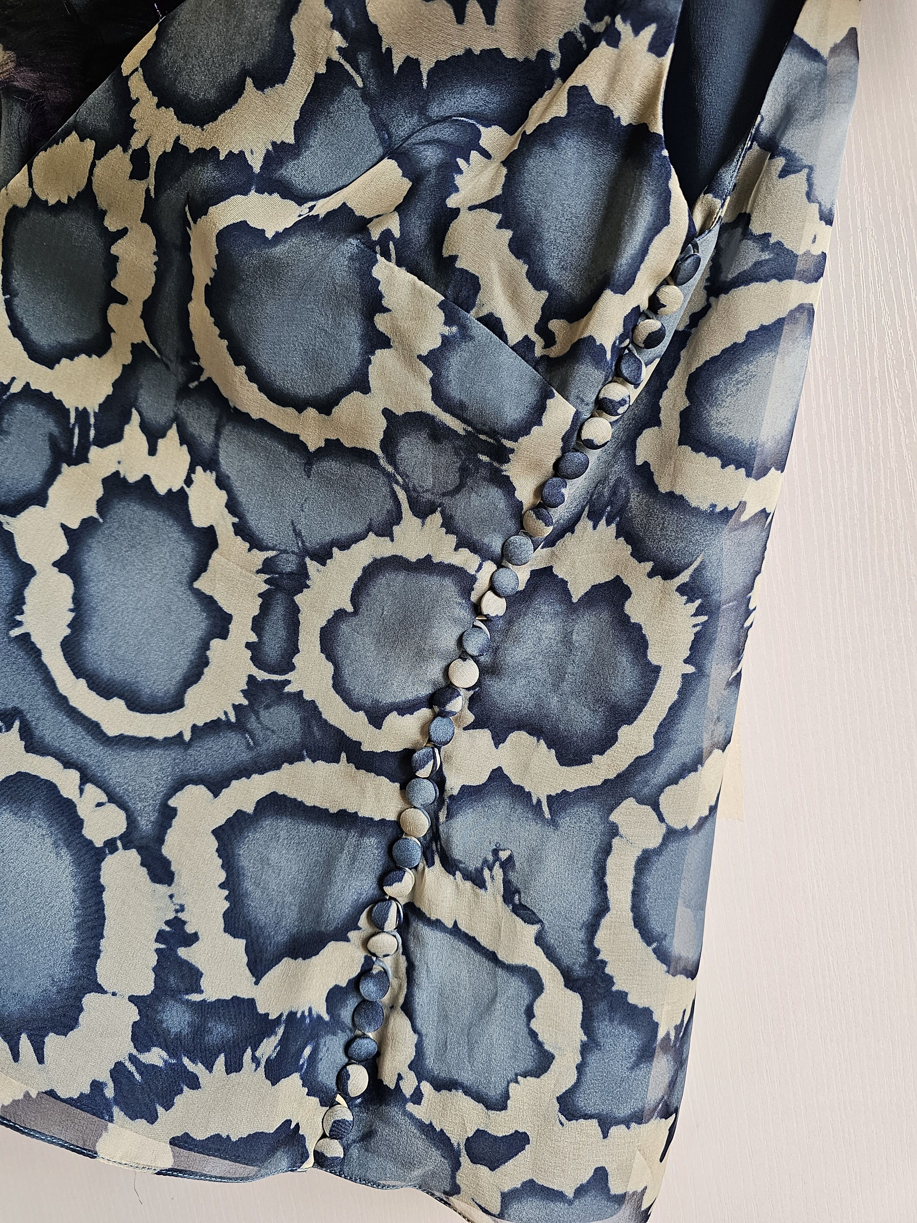 Dior Dior Women's Silk Feather Glazed Vest Tank Top Size 6 Size M / US 6-8 / IT 42-44 - 4 Thumbnail