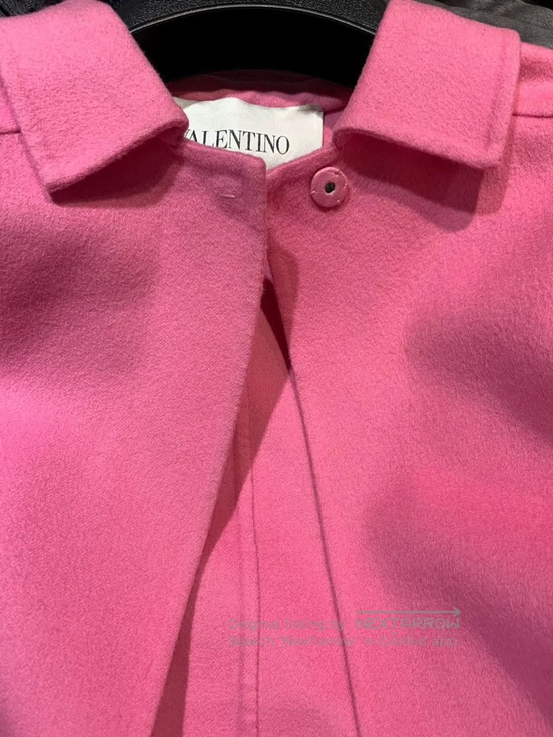 Valentino Valentino Pink Wool Cape. Size US M / EU 48-50 / 2 - 2 Thumbnail