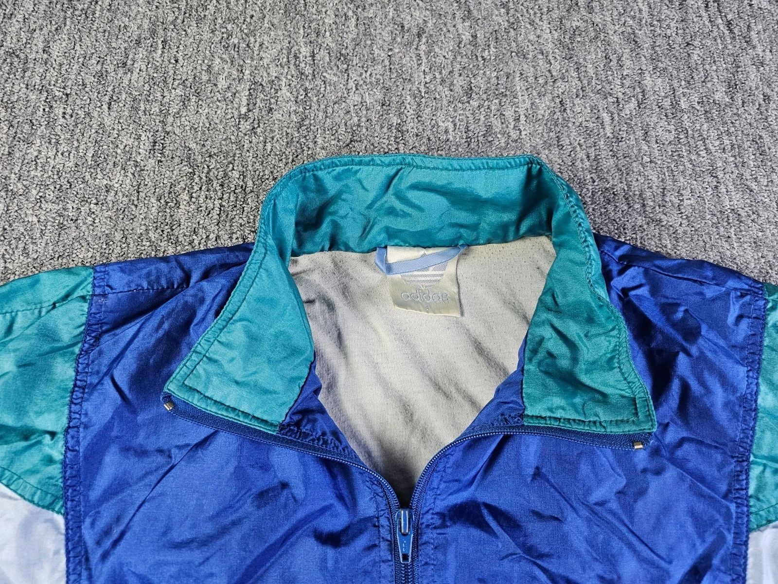 Adidas Adidas Vintage 90s Track Jacket XL Blokecore Blue Good Size US XL / EU 56 / 4 - 4 Thumbnail