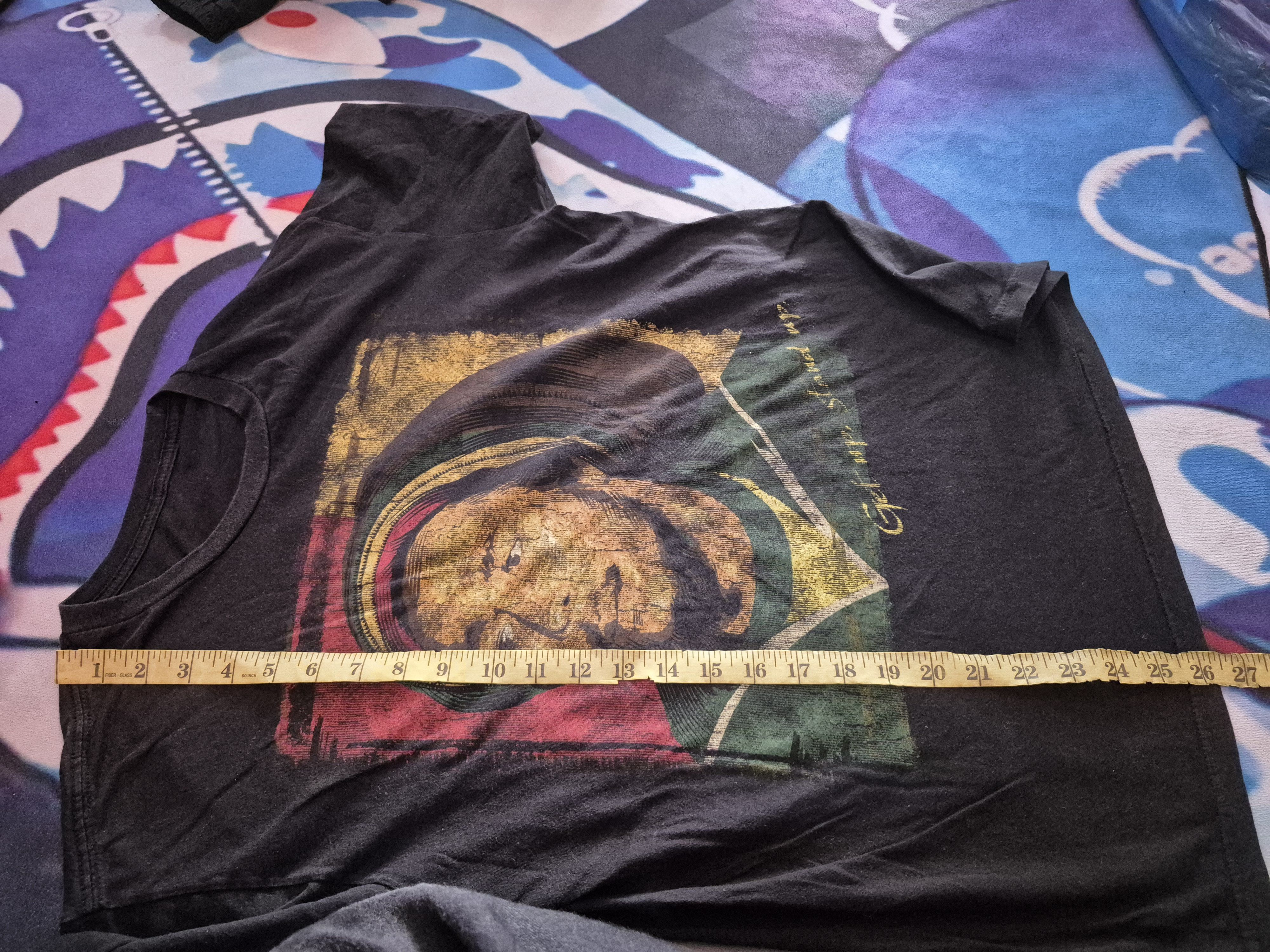 Bob Marley 🔥 Bob Marley Jah Rasta Big Print Band Tee Size US M / EU 48-50 / 2 - 7 Thumbnail