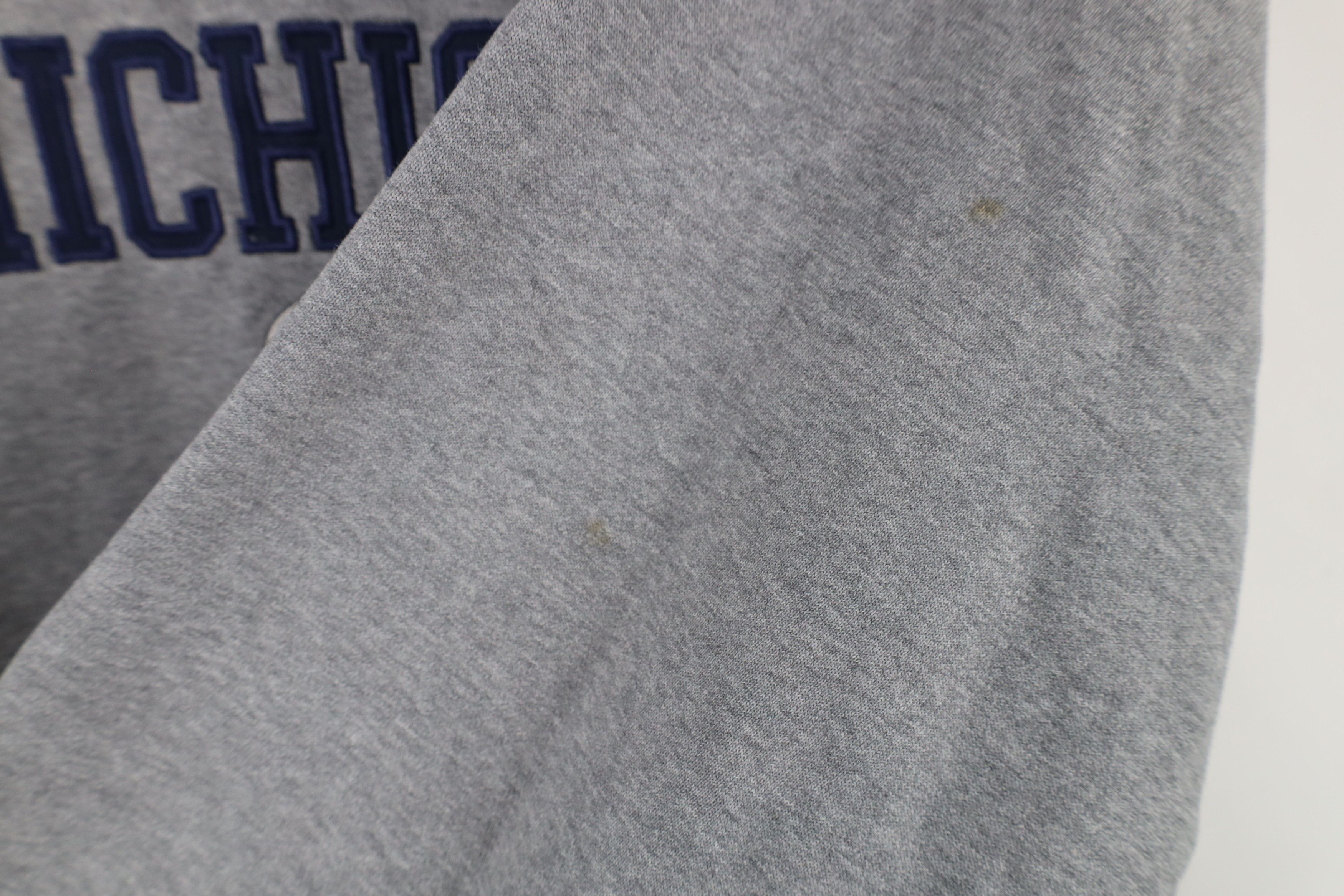 Nike × Vintage Vintage Nike Swoosh University of Michigan Football Hoodie Size US M / EU 48-50 / 2 - 10 Thumbnail