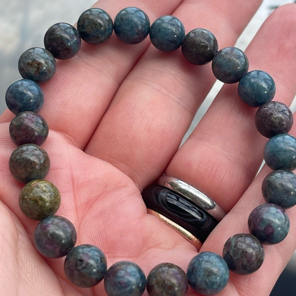 Other Ruby in Fuchsite beaded bracelet 6.75” crystal healing emoti Size ONE SIZE - 5 Thumbnail