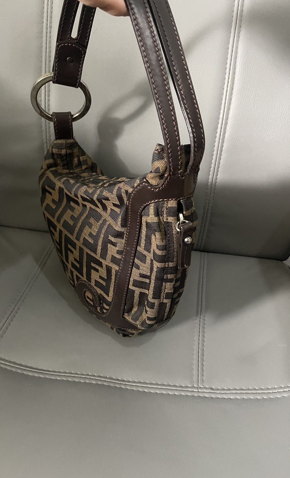 Fendi × Vintage Fendi Zucca Oyster Baguette Size ONE SIZE - 13 Thumbnail