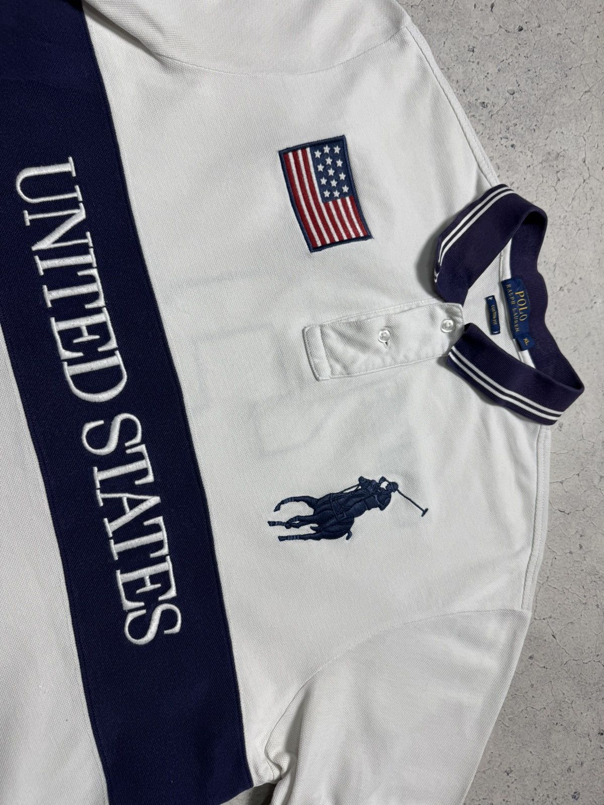 Polo Ralph Lauren Polo Ralph Lauren USA United States #3 PRL Chief Keef Shirt Size US XL / EU 56 / 4 - 4 Thumbnail