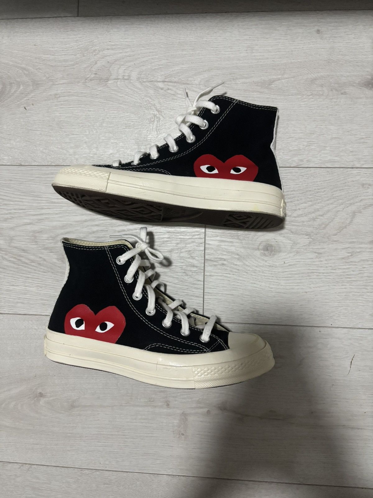 Comme des Garcons PLAY × Converse Comme des Garçons Play x Converse Chuck 70 High Size US 7.5 / IT 37.5 - 1 Thumbnail