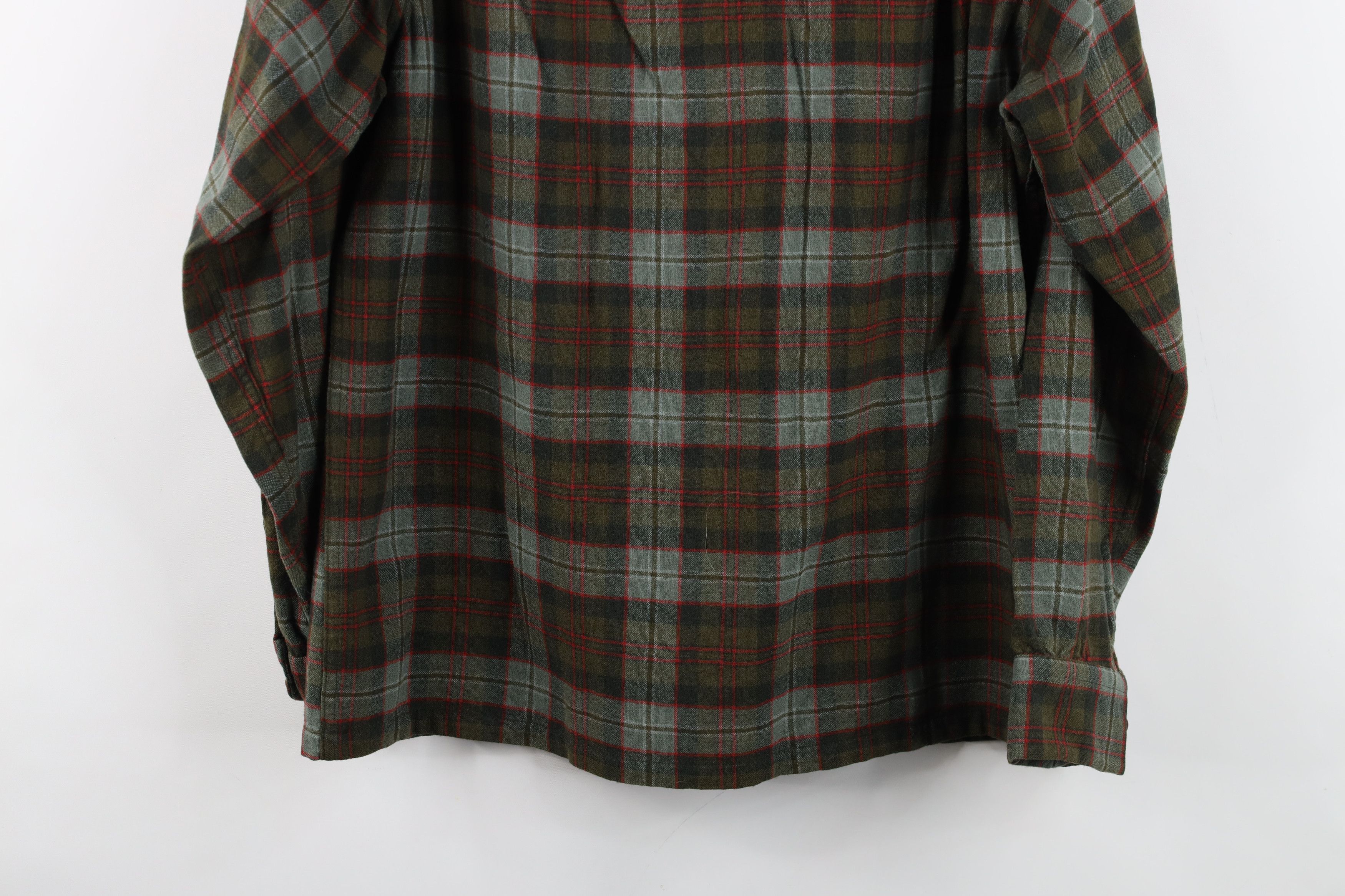 Vintage Vintage 50s Rockabilly Wool Board Button Shirt Plaid USA Size US M / EU 48-50 / 2 - 14 Thumbnail