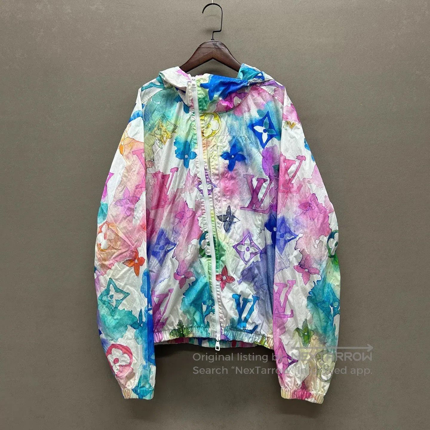 Louis Vuitton Multi Colored Hooded Light Jacket. Size US L / EU 52-54 / 3 - 1 Thumbnail